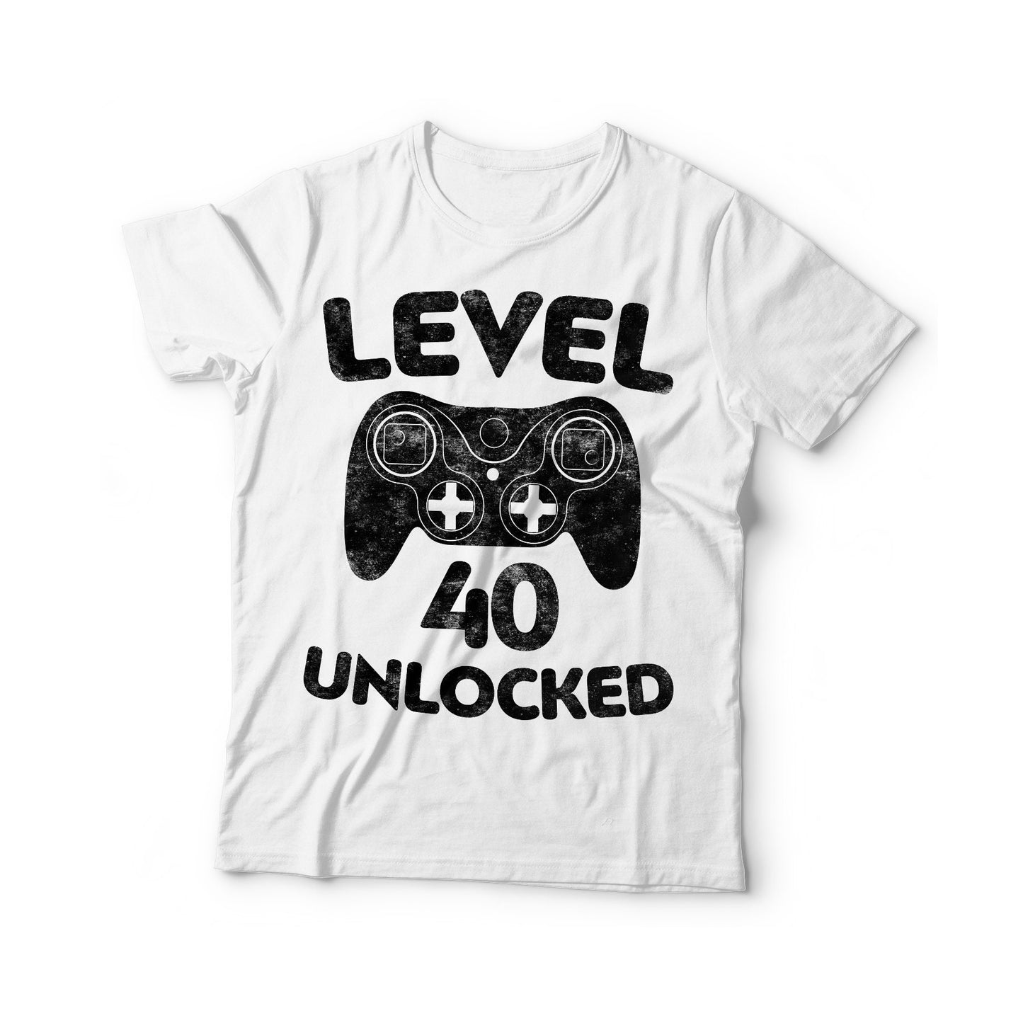 Level 40 Unlocked T-Shirt - Unisex Funny Mens 40th Birthday Gamer Shirt - Born in 1985 Gaming Gift TShirt for Father's Day BDay Christmas