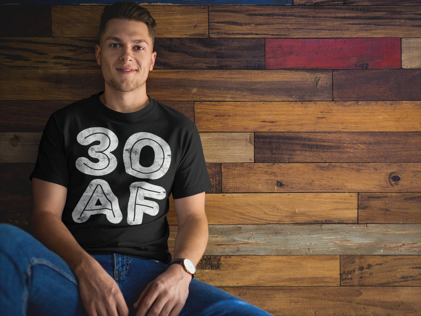 30 AF T-Shirt - Unisex Funny Mens Straight Outta 1995 30th Birthday Shirt - Born in 1995 Gift Vintage TShirt for Father's Day Christmas