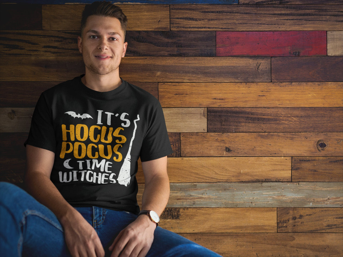 It's Hocus Pocus Time Witches T-Shirt - Unisex Mens Halloween Hocus Pocus Shirt - Hocus Pocus Time Gift TShirt on Happy Halloween Day 2025