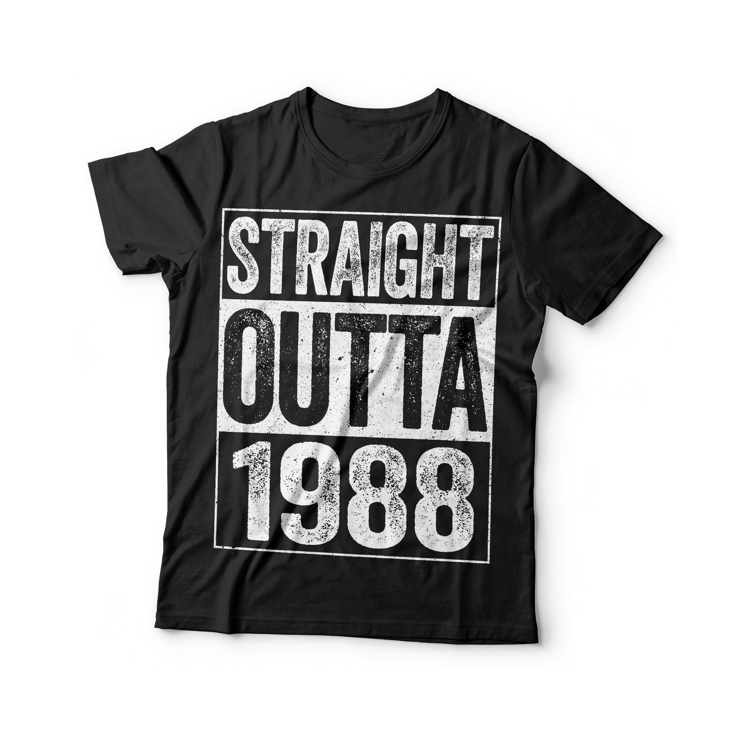 Straight Outta 1988 T-Shirt - Unisex Funny 37 AF Mens 37th Birthday Shirt - Born in 1988 Gift Vintage TShirt for Father's Day Christmas