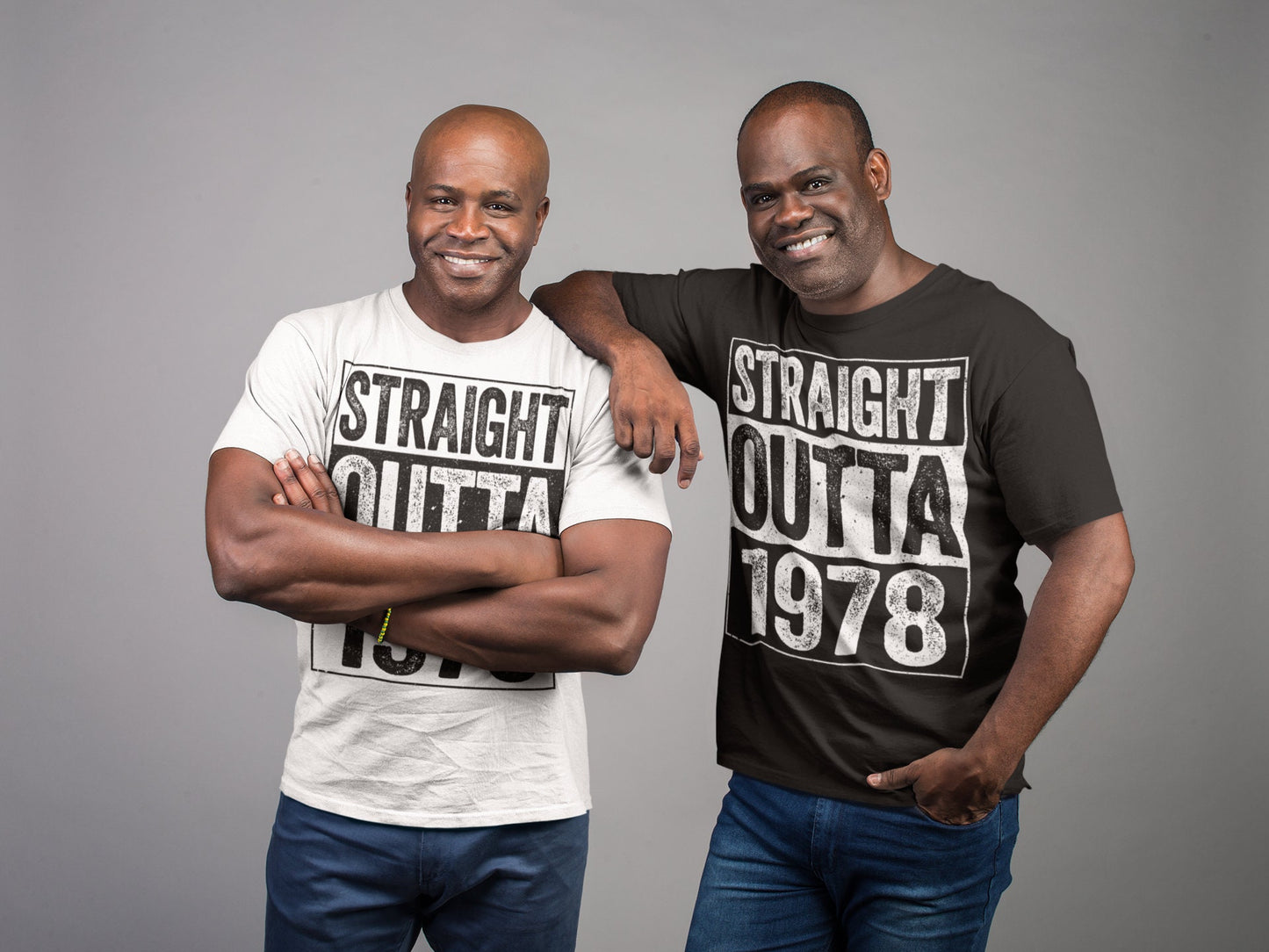 Straight Outta 1978 T-Shirt - Unisex Funny 47 AF Mens 47th Birthday Shirt - Born in 1978 Gift Vintage TShirt for Father's Day Christmas