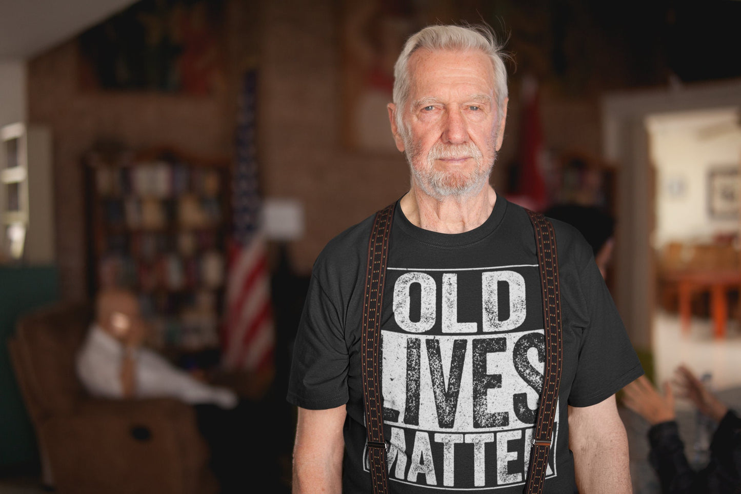 OLD Lives Matter T-Shirt - Unisex Mens Funny 50th 60th 70th 80th Birthday Shirt - Senior Man Gift Vintage TShirt for Father's Day Christmas