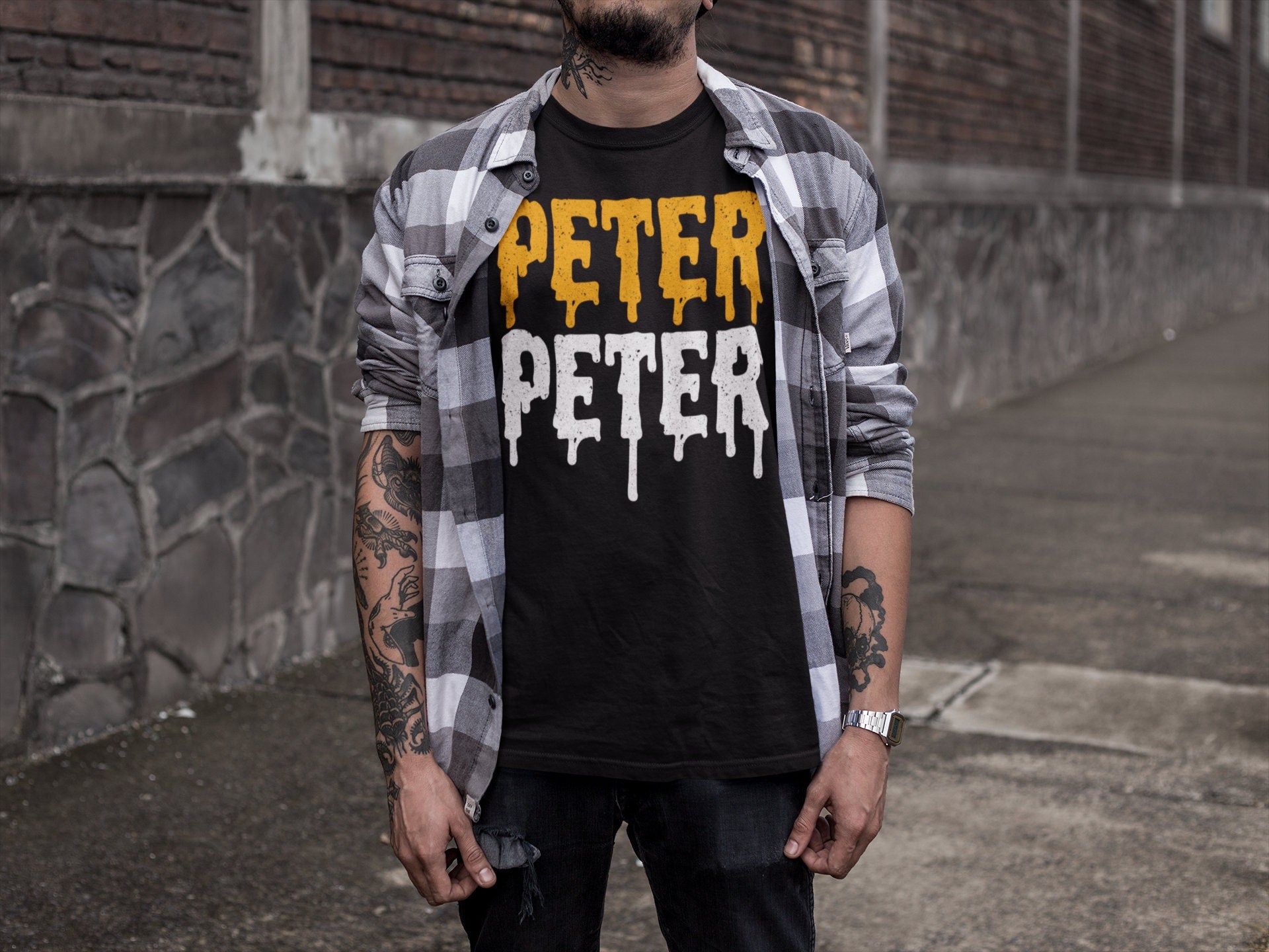 Peter Peter T-Shirt - Unisex Mens Peter Peter Pumpkin Eater Costume Shirt - Peter Peter Gift TShirt on Halloween Holiday 2025