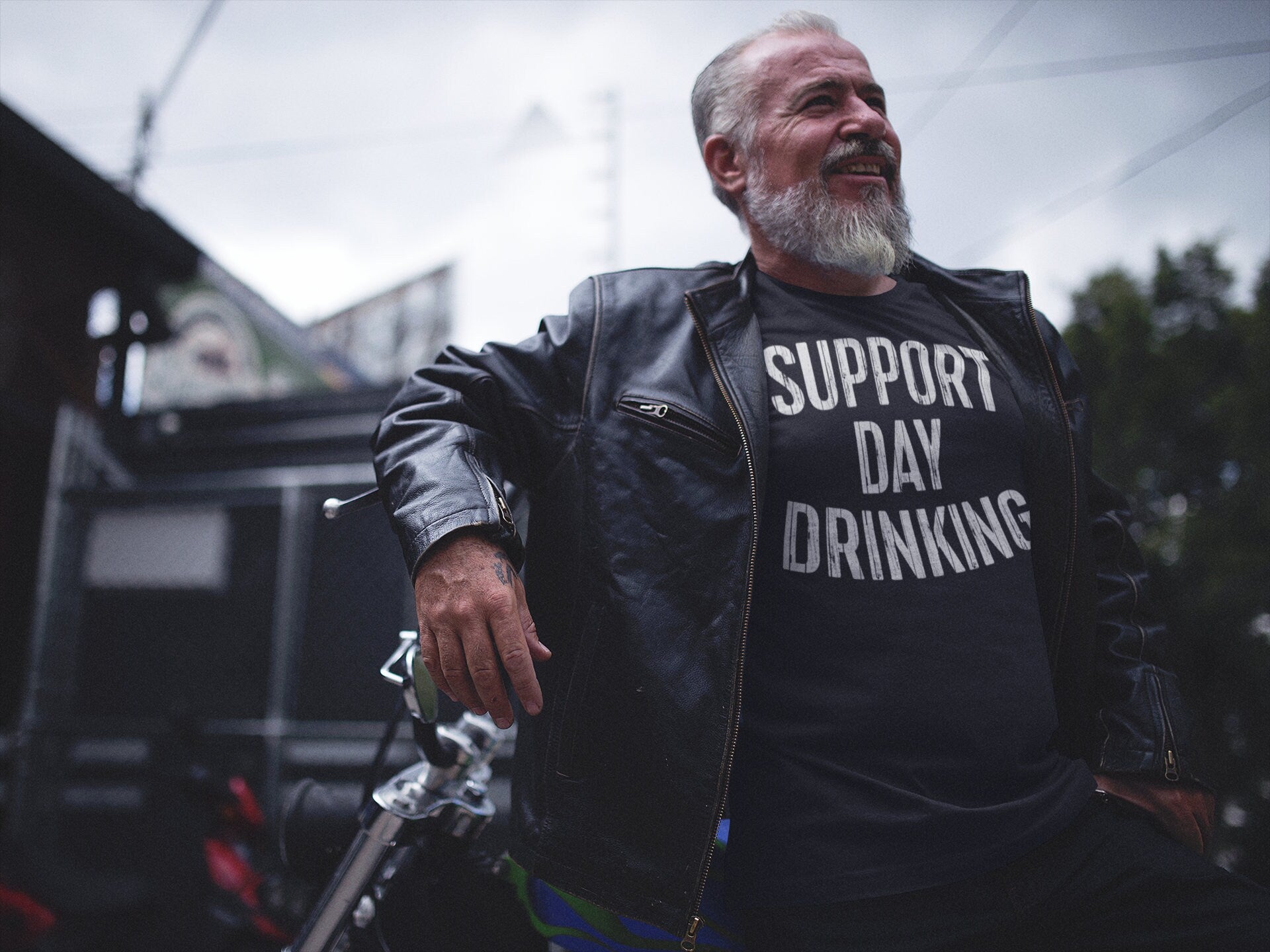 Support Day Drinking T-Shirt - Unisex Funny Mens Cruise Drinking Shirt - Beer Lover TShirt Gift for Father's Day Christmas Birthday