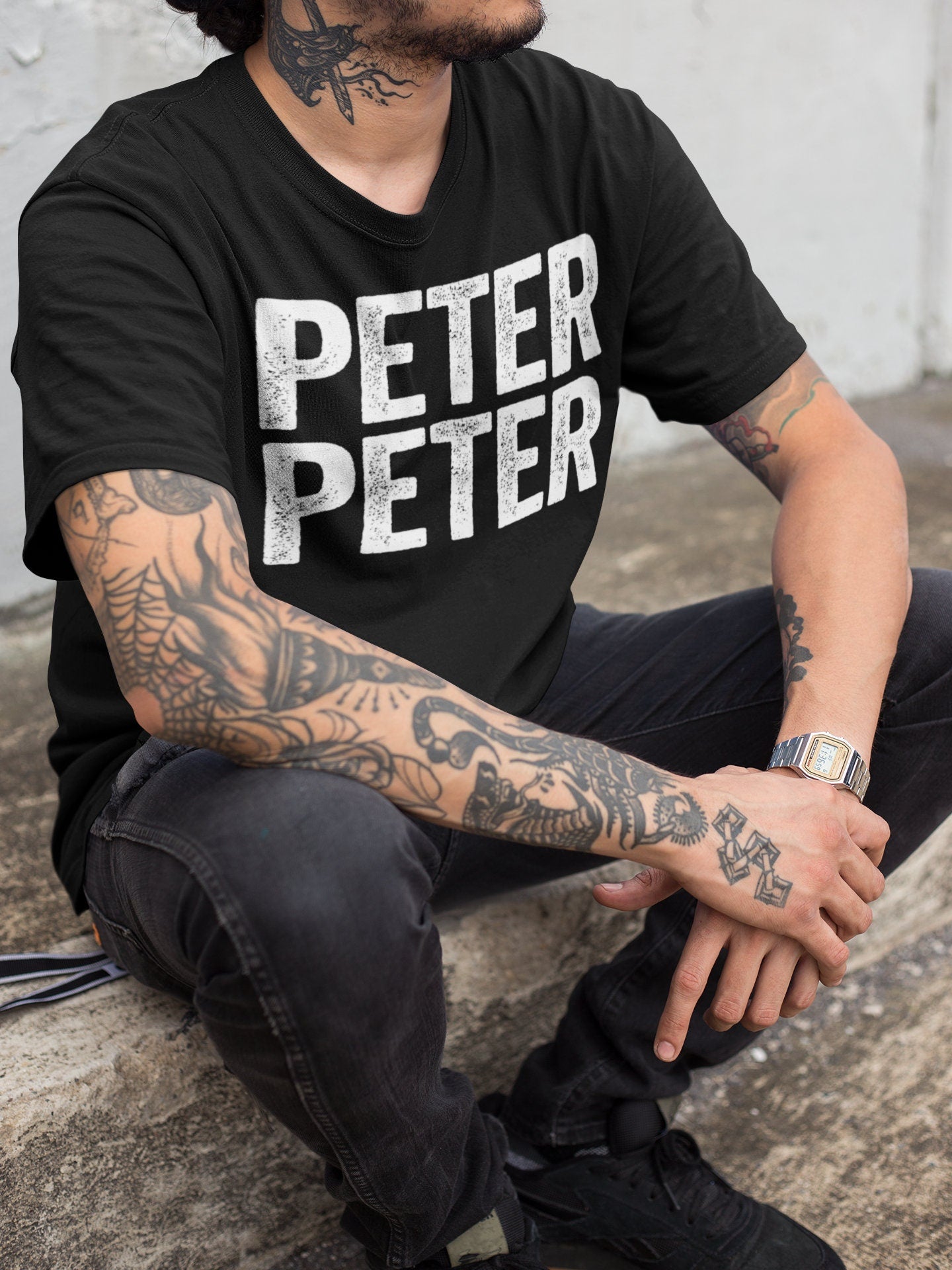 Peter Peter T-Shirt - Unisex Mens Peter Peter Pumpkin Eater Costume Shirt - Peter Peter Gift TShirt on Happy Halloween Holiday 2025