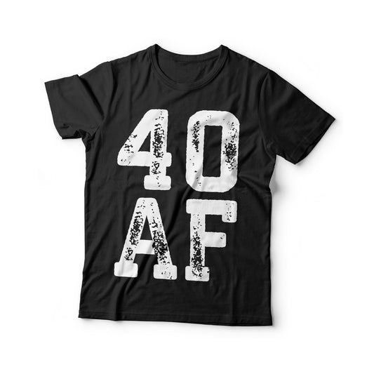 40 AF T-Shirt - Unisex Funny Mens Straight Outta 1985 40th Birthday Shirt - Born in 1985 Gift Vintage TShirt for Father's Day Christmas