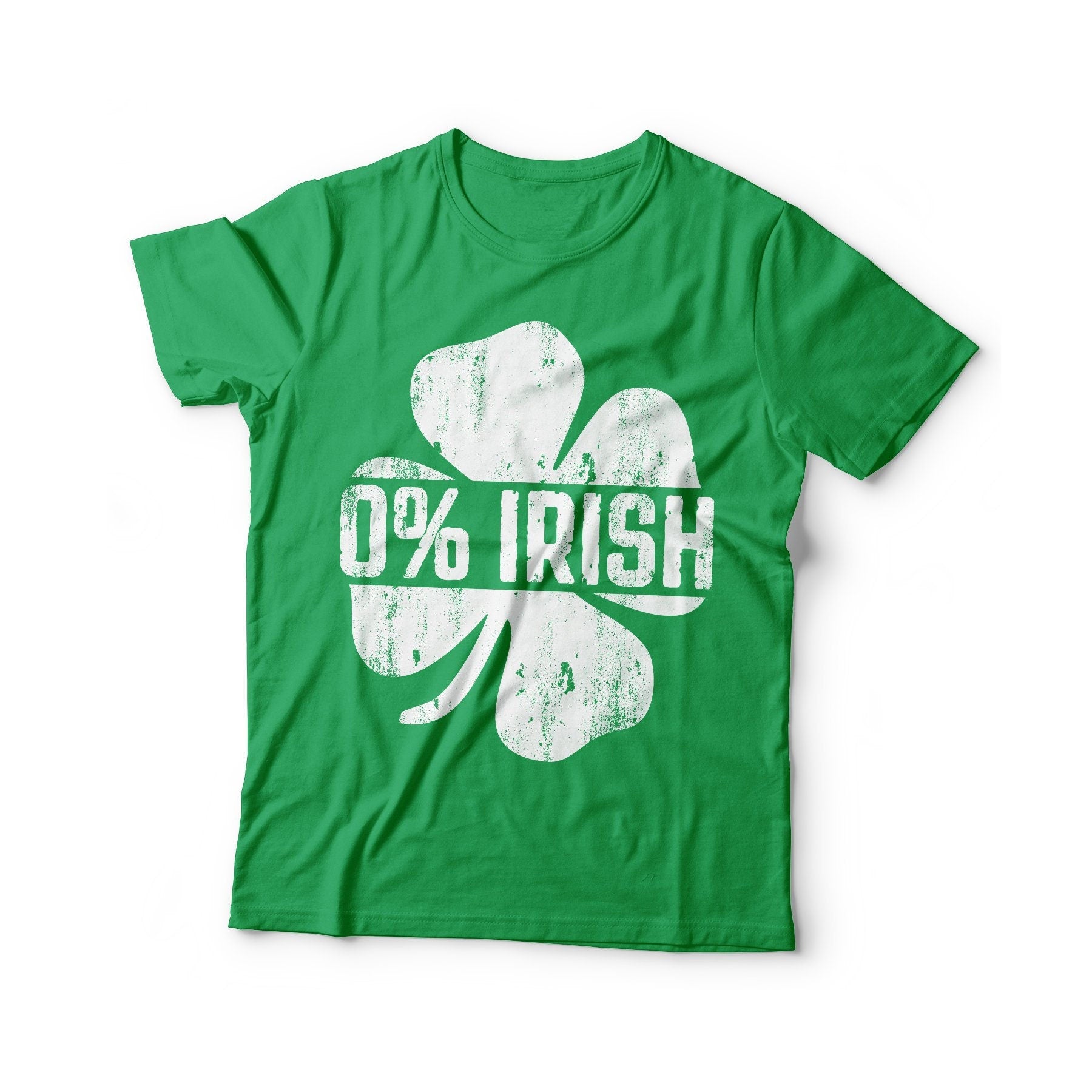 0 Irish T-Shirt - Unisex Funny Mens Drinking Shirt - Vintage Craft Beer TShirt Gift for St Patrick's Day 2025