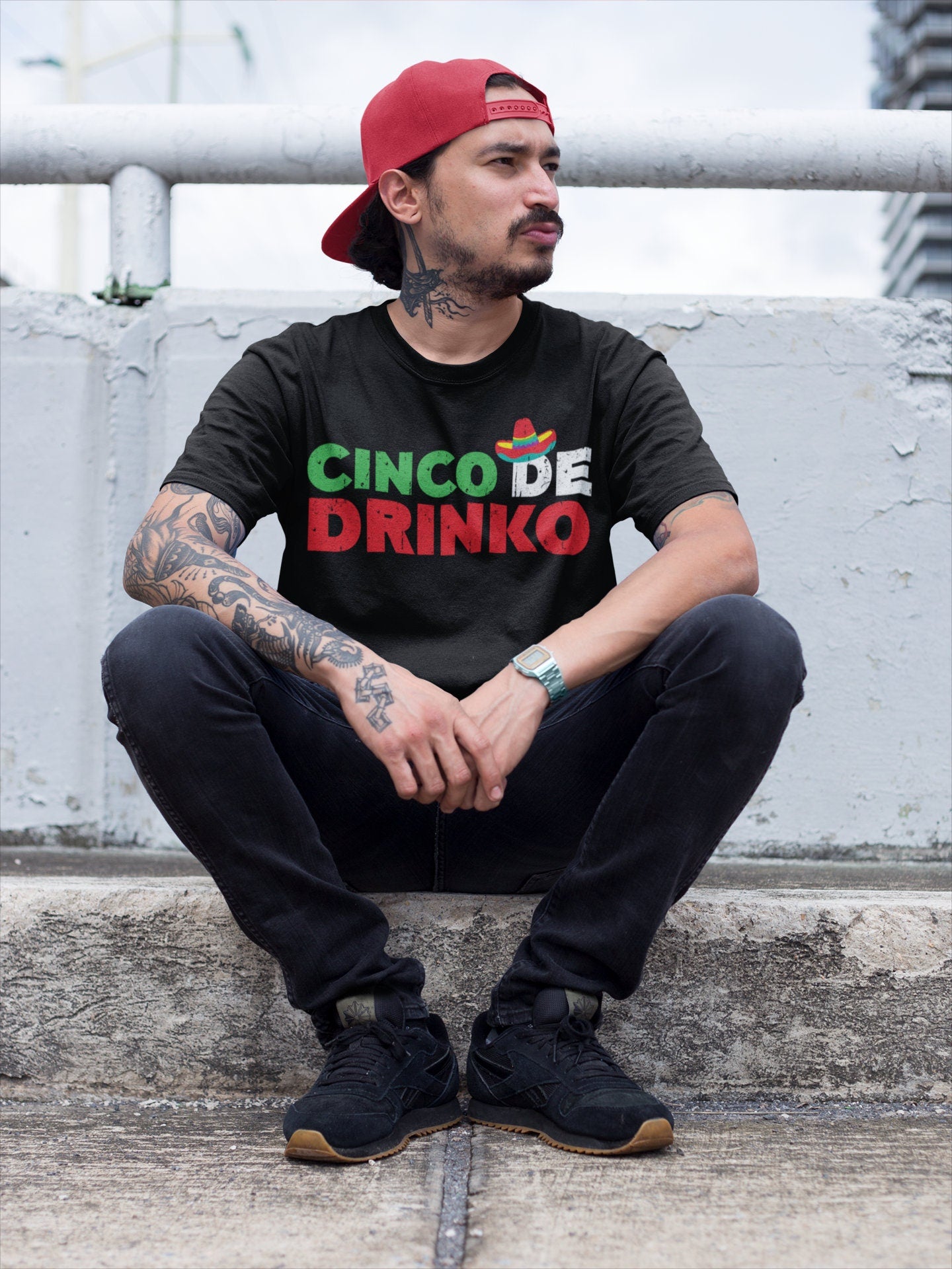 Cinco De Drinko T-Shirt - Unisex Mens Drinko De Mayo Tee Shirt - Cinco De Mayo TShirt Drinking Gift on Mexican Fiesta Party 2025