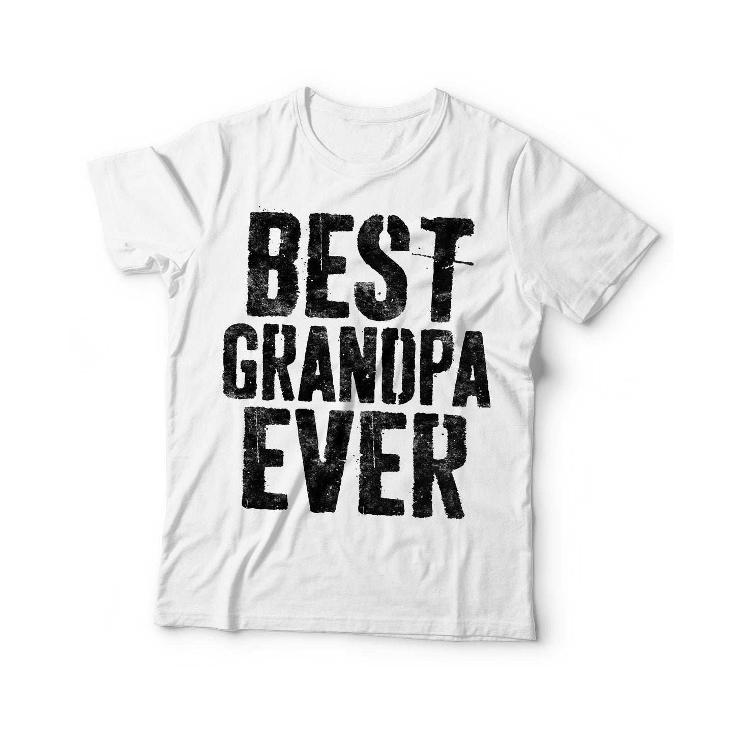 Best Grandpa Ever T-Shirt - Funny Mens Distressed Papa Dad Shirt - Vintage Best Grandpa Ever TShirt for Birthday Father's Day Christmas