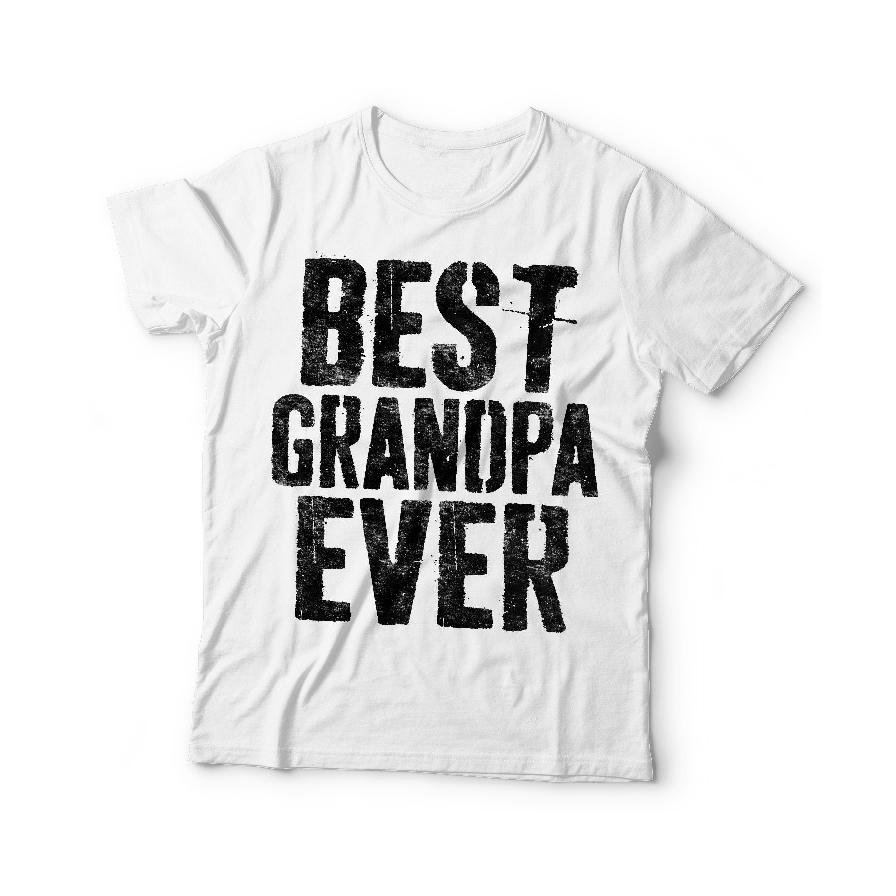 Best Grandpa Ever T-Shirt - Funny Mens Distressed Papa Dad Shirt - Vintage Best Grandpa Ever TShirt for Birthday Father's Day Christmas