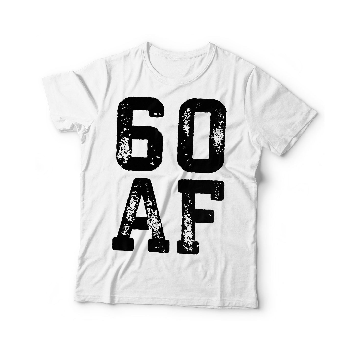 60 AF T-Shirt - Unisex Funny Mens 60th Birthday Shirt - Born in 1965 Gift Vintage TShirt for Father's Day BDay Christmas