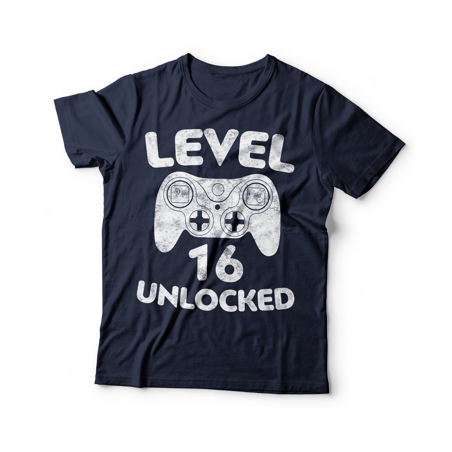 Level 16 Unlocked T-Shirt - Unisex Funny Mens 16th Birthday Gamer Shirt - Born in 2009 Gaming Gift TShirt for BDay Party