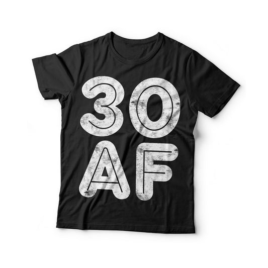 30 AF T-Shirt - Unisex Funny Mens Straight Outta 1995 30th Birthday Shirt - Born in 1995 Gift Vintage TShirt for Father's Day Christmas