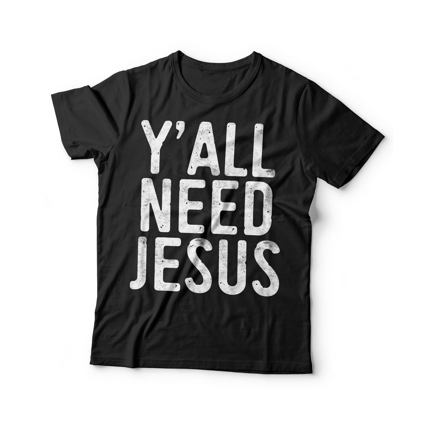 Y'All Need Jesus T-Shirt - Unisex Funny Mens Christian Shirt - Vintage Religion Gift TShirt for Birthday Christmas