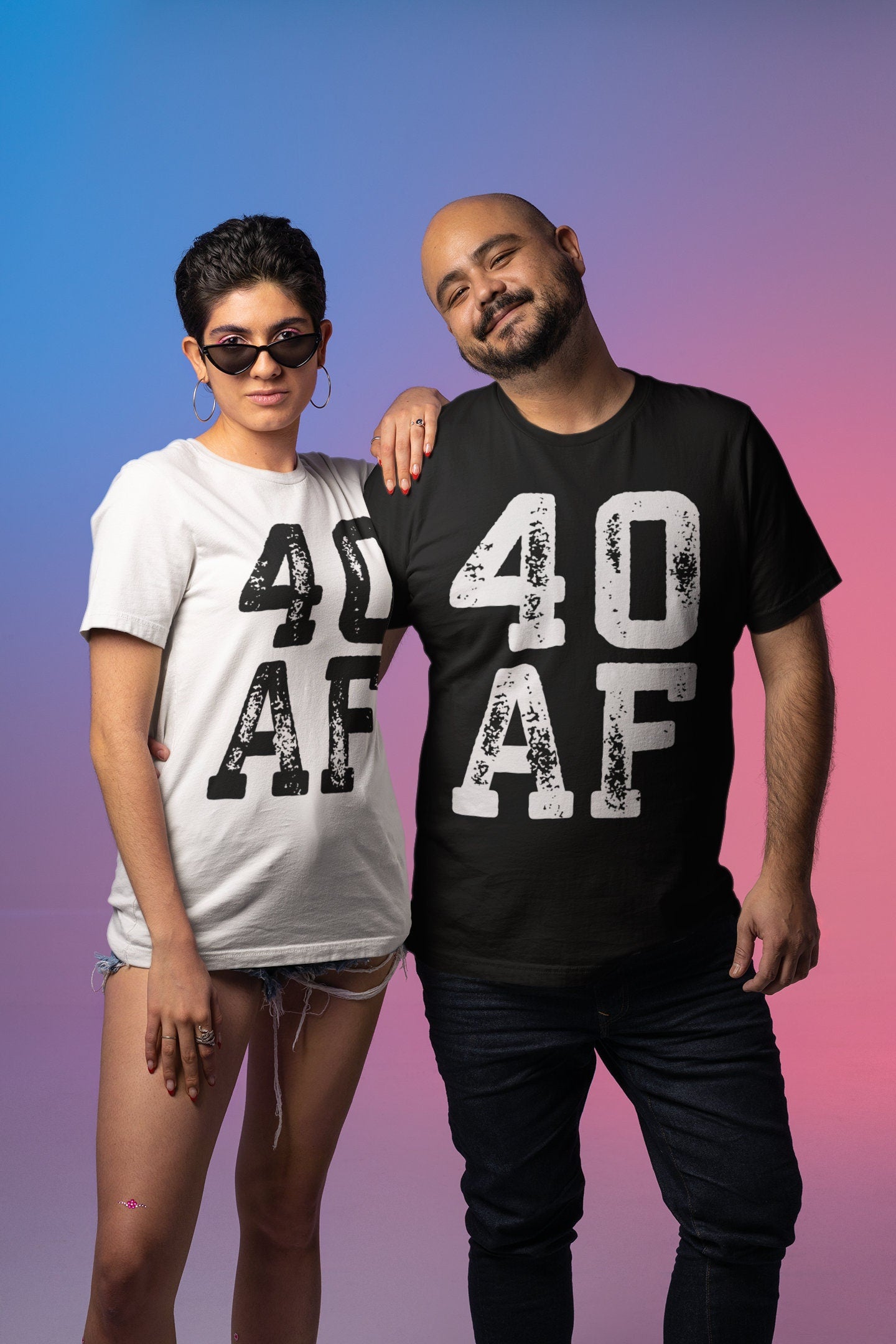 40 AF T-Shirt - Unisex Funny Mens Straight Outta 1985 40th Birthday Shirt - Born in 1985 Gift Vintage TShirt for Father's Day Christmas