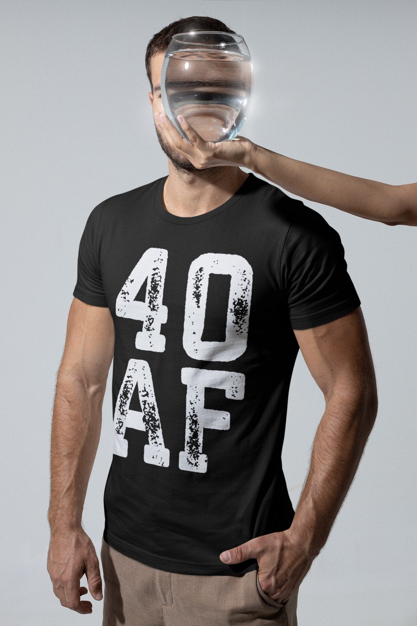 40 AF T-Shirt - Unisex Funny Mens Straight Outta 1985 40th Birthday Shirt - Born in 1985 Gift Vintage TShirt for Father's Day Christmas