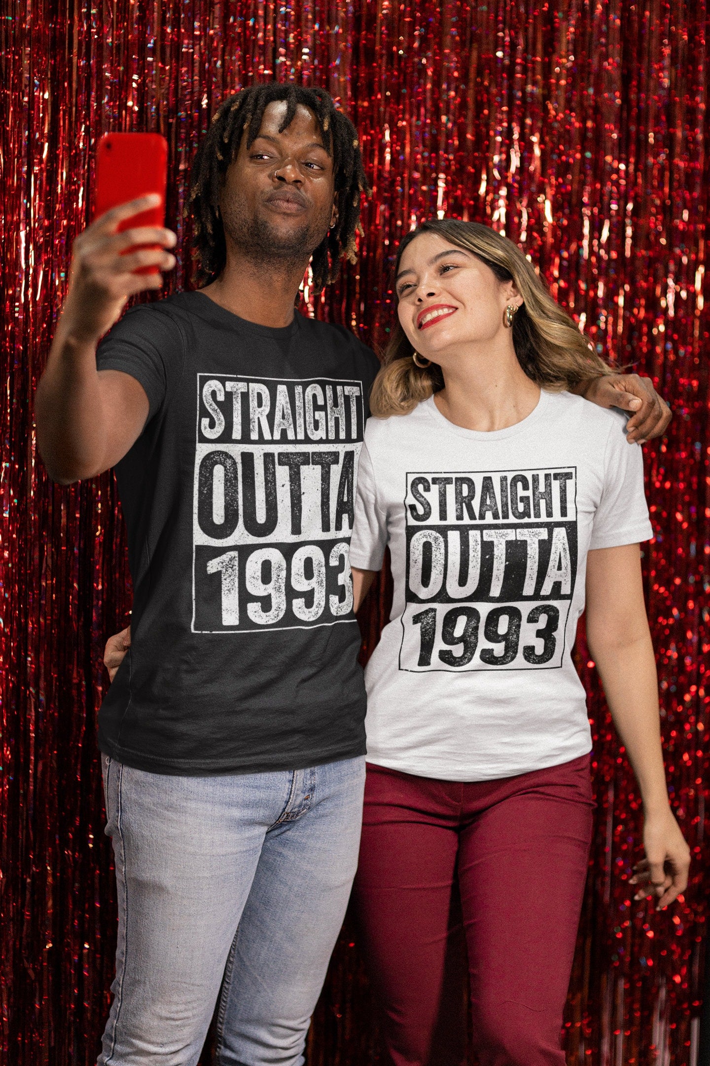 Straight Outta 1993 T-Shirt - Unisex Funny 32 AF Mens 32nd Birthday Shirt - Born in 1993 Gift Vintage TShirt for Father's Day Christmas