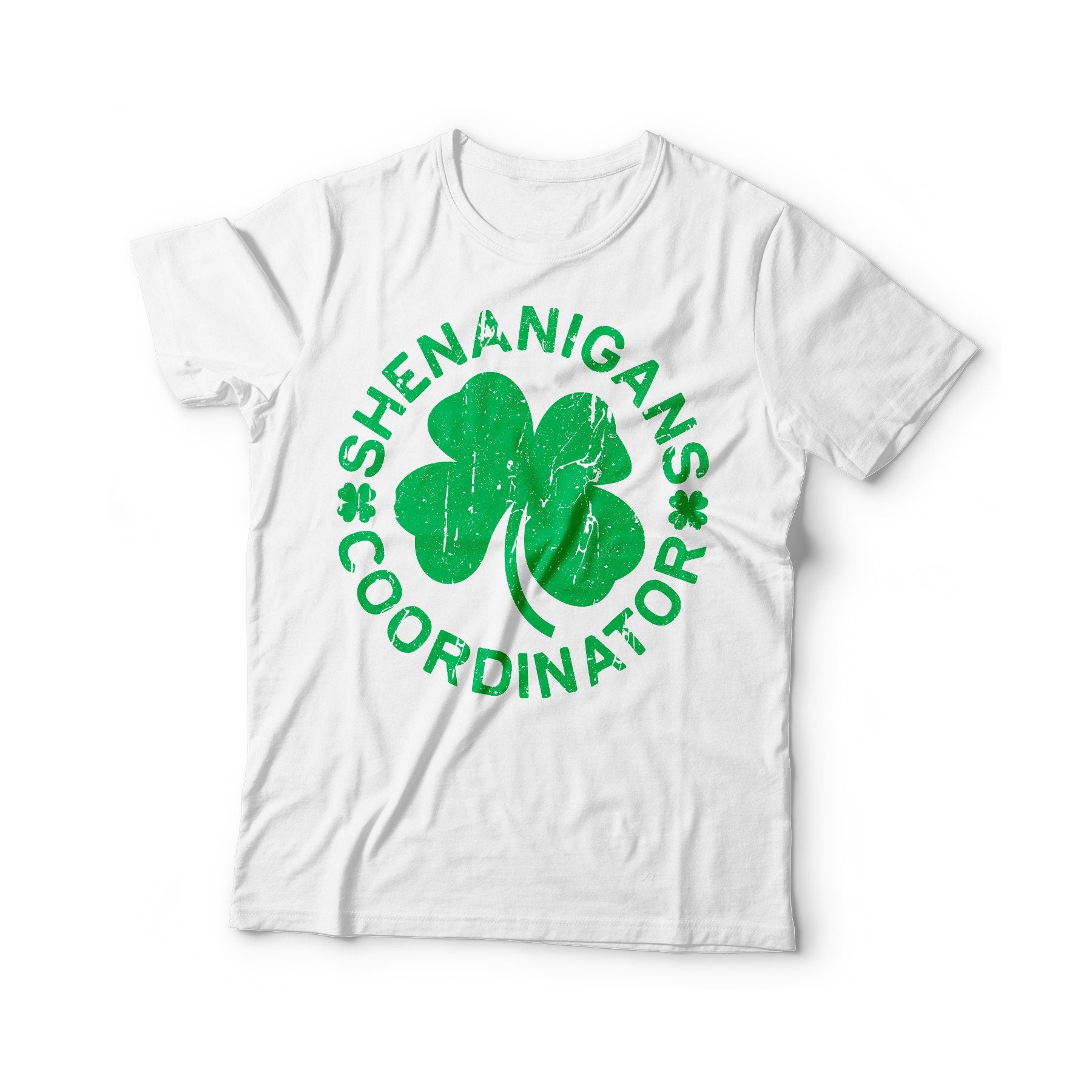 Shenanigans Coordinator T-Shirt - Unisex Funny Shenanigans Squad Shirt - Matching Vintage Shenanigator TShirt Gift for St Patrick's Day 2025