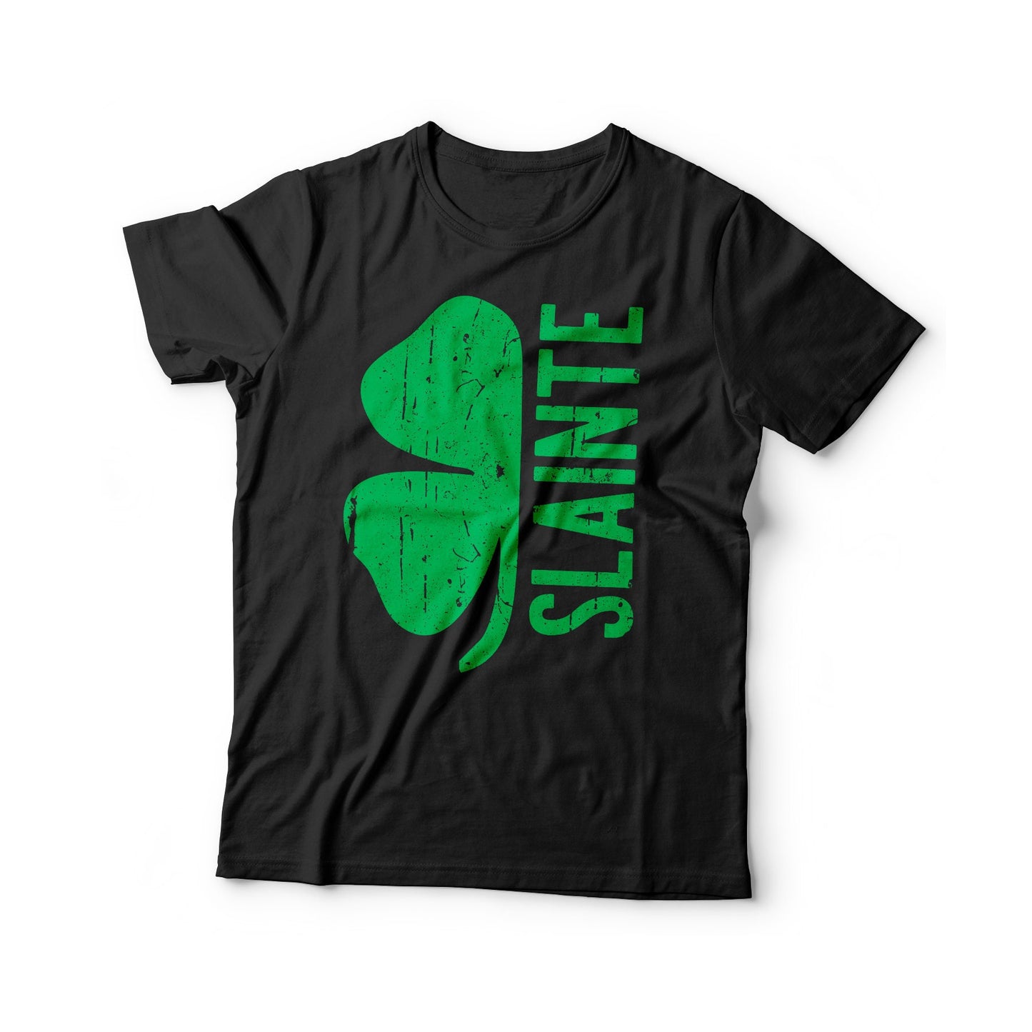 Slainte T-Shirt - Unisex Funny Lucky Shamrock Slainte Shirt - Matching Vintage Shenanigator TShirt Gift for St Patrick's Day 2025