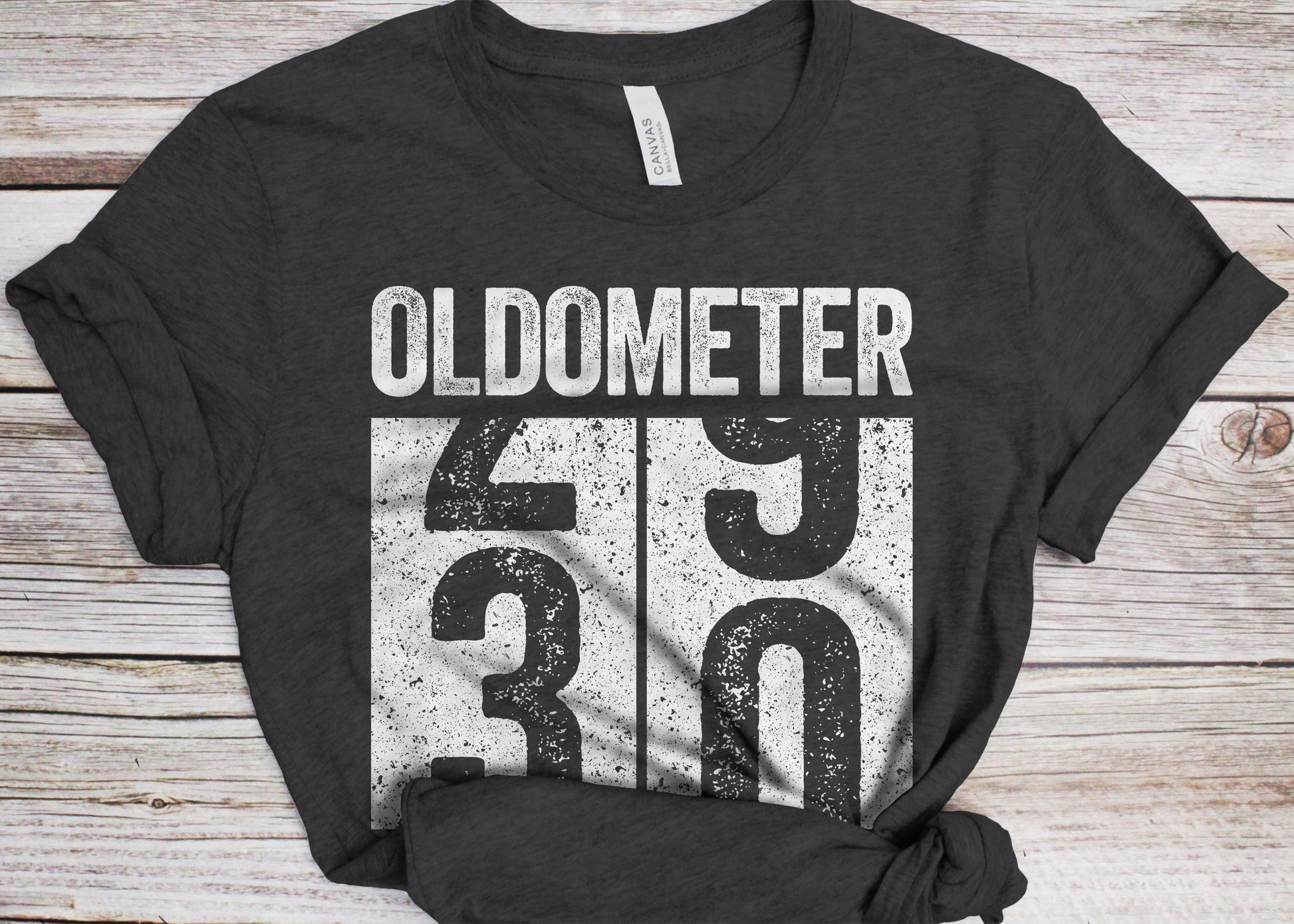 Oldometer 30 T-Shirt - Unisex Funny 30 AF Mens 30th Birthday Shirt - Born in 1995 Gift Vintage TShirt