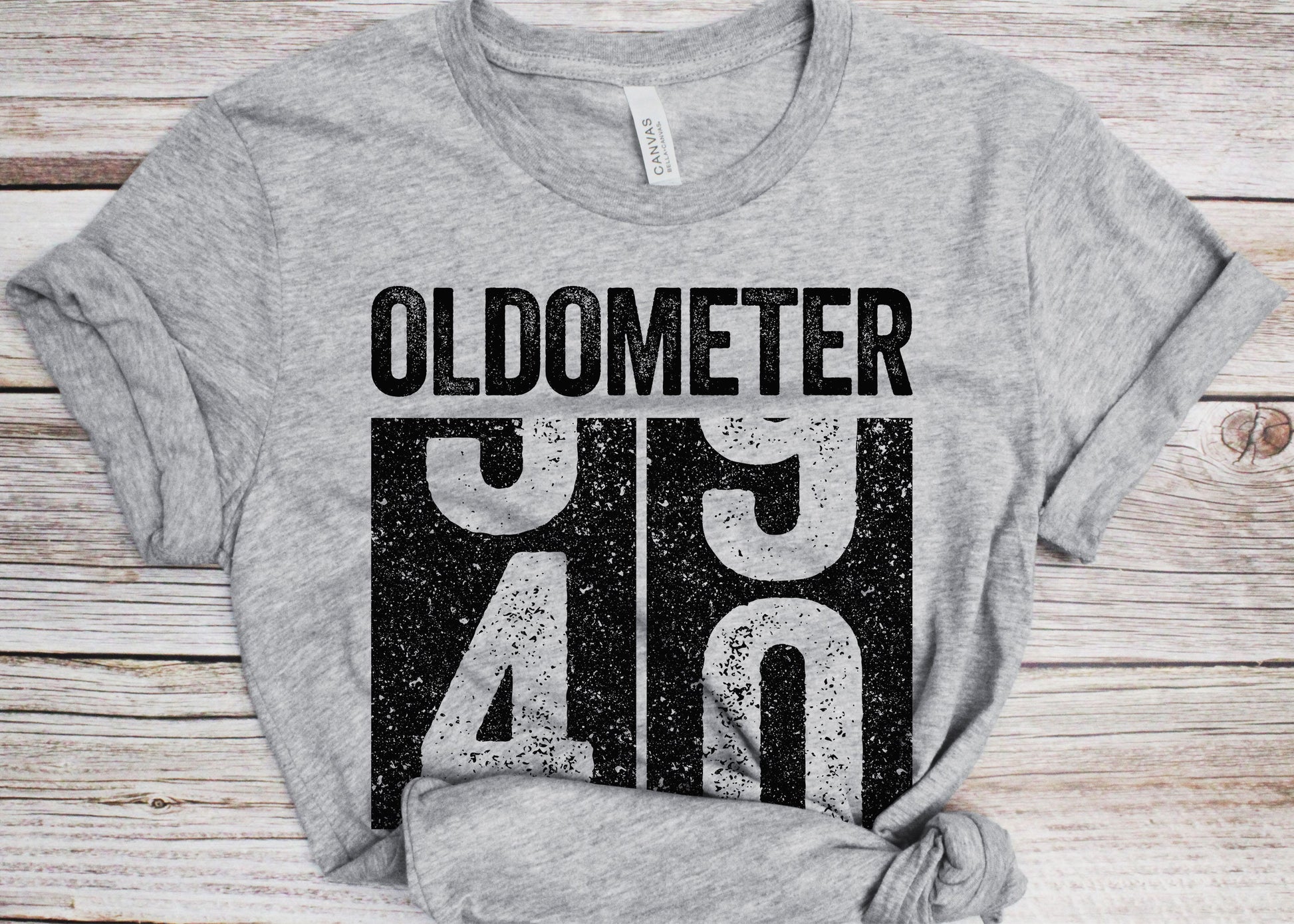 Oldometer 40 T-Shirt - Unisex Funny 40 AF Mens 40th Birthday Shirt - Born in 1985 Gift Vintage TShirt