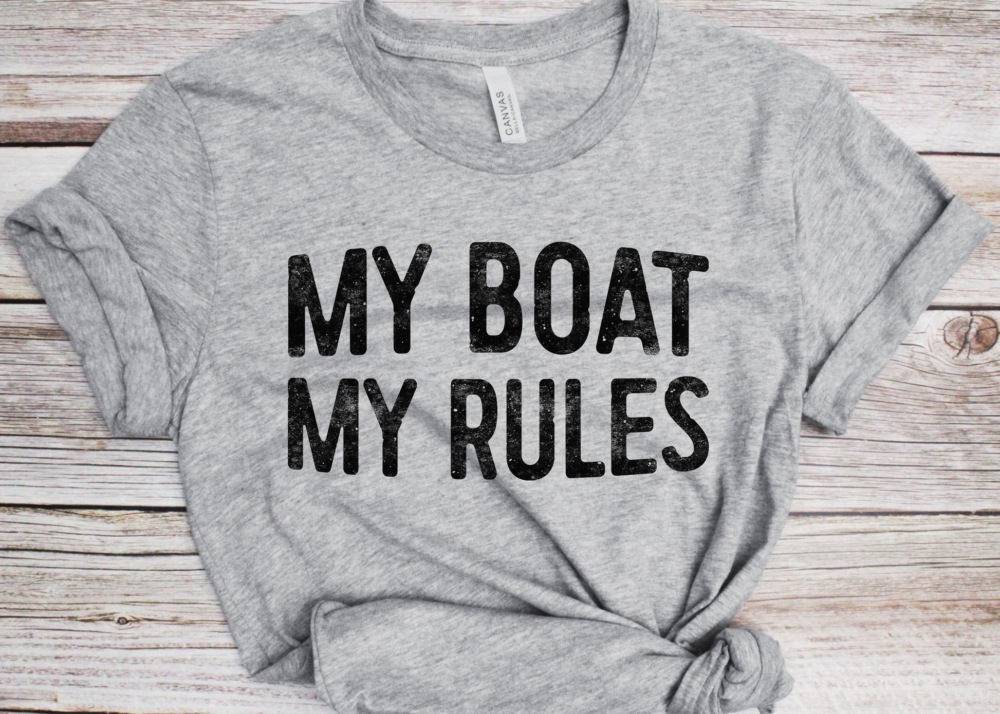 My Boat My Rules T-Shirt - Unisex Funny Mens Sailing Boating Shirt - Vintage Sailor Boater TShirt for Fathers Day Christmas