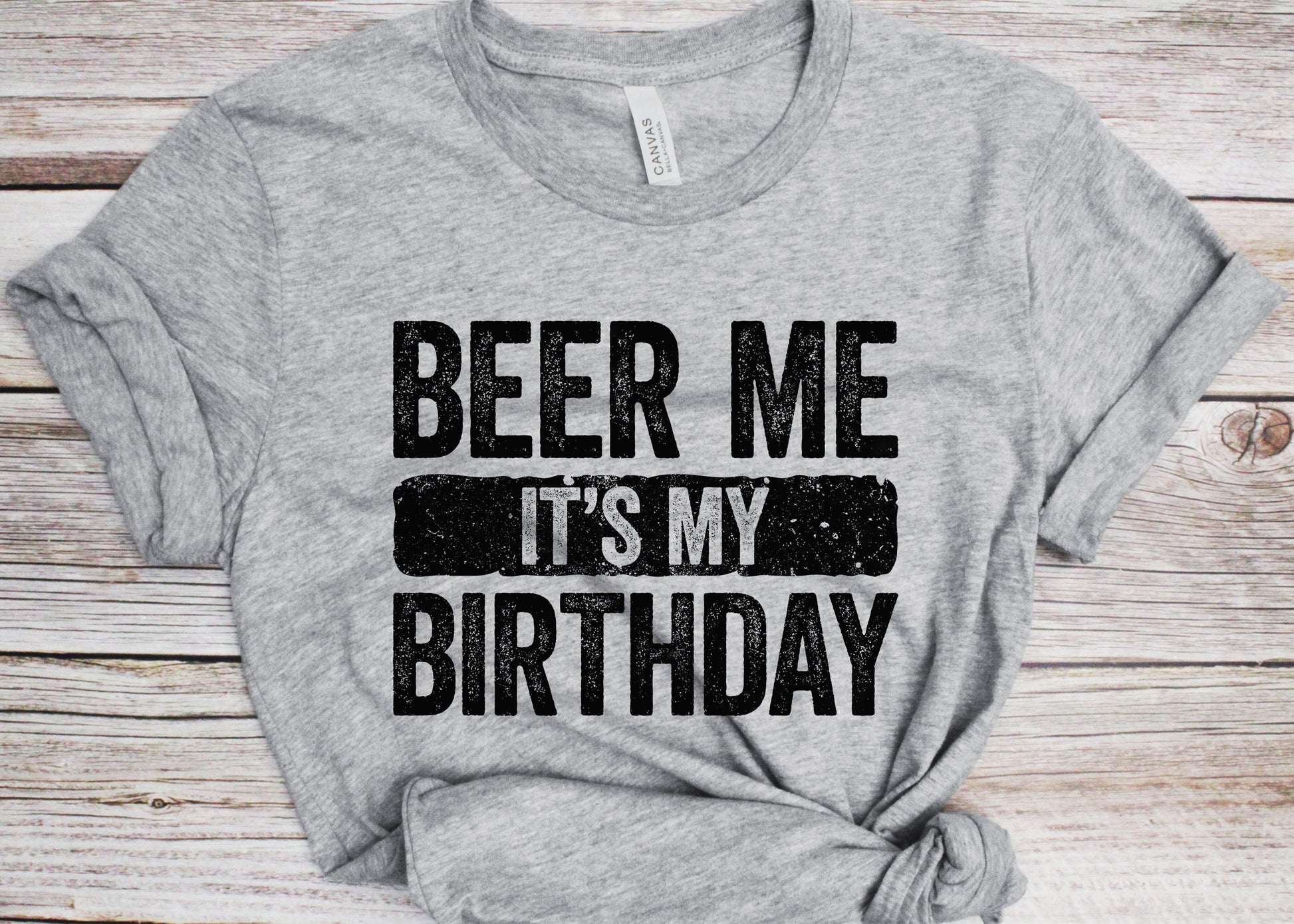 Beer Me It's My Birthday T-Shirt - Unisex Mens Funny Group 21st 30th 40th 50th Birthday Party Shirt - BDay Team Vintage Gift TShirt for BDay