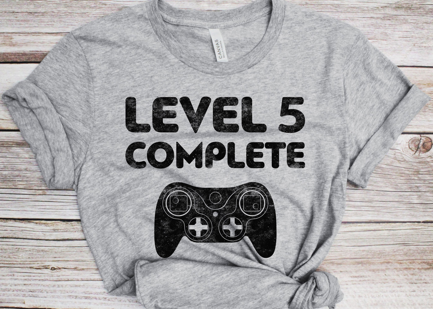 Level 5 Complete T-Shirt - Funny Mens 5th Wedding Anniversary Shirt - Vintage Married Since 2018 Gift TShirt for Father's Day Christmas