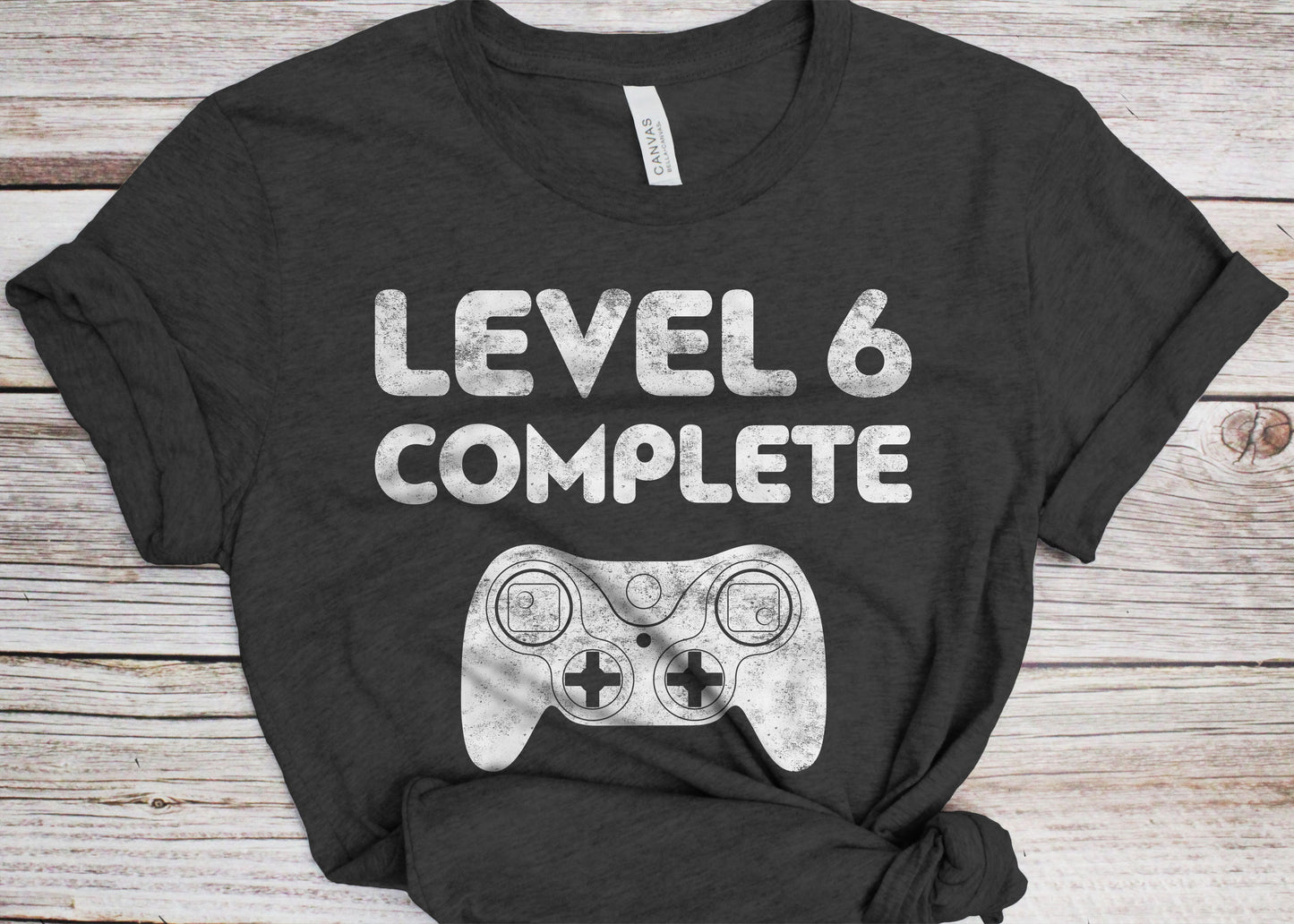 Level 6 Complete T-Shirt - Funny Mens 6th Wedding Anniversary Shirt - Vintage Married Since 2017 Gift TShirt for Father's Day Christmas