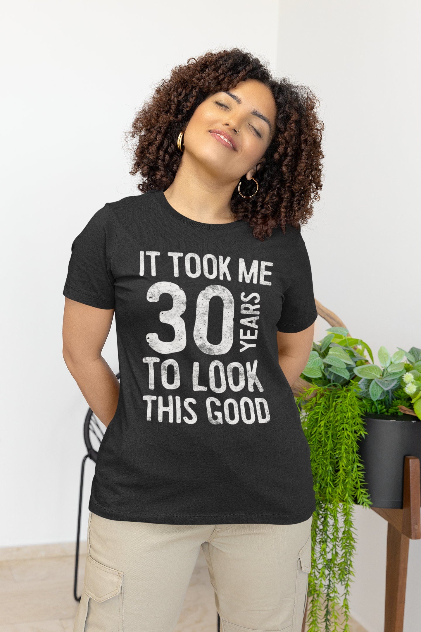 It Took Me 30 Years To Look This Good T-Shirt - Unisex Funny 30 AF Mens 30 th Birthday Shirt - Born in 1995 Gift Vintage TShirt BDay