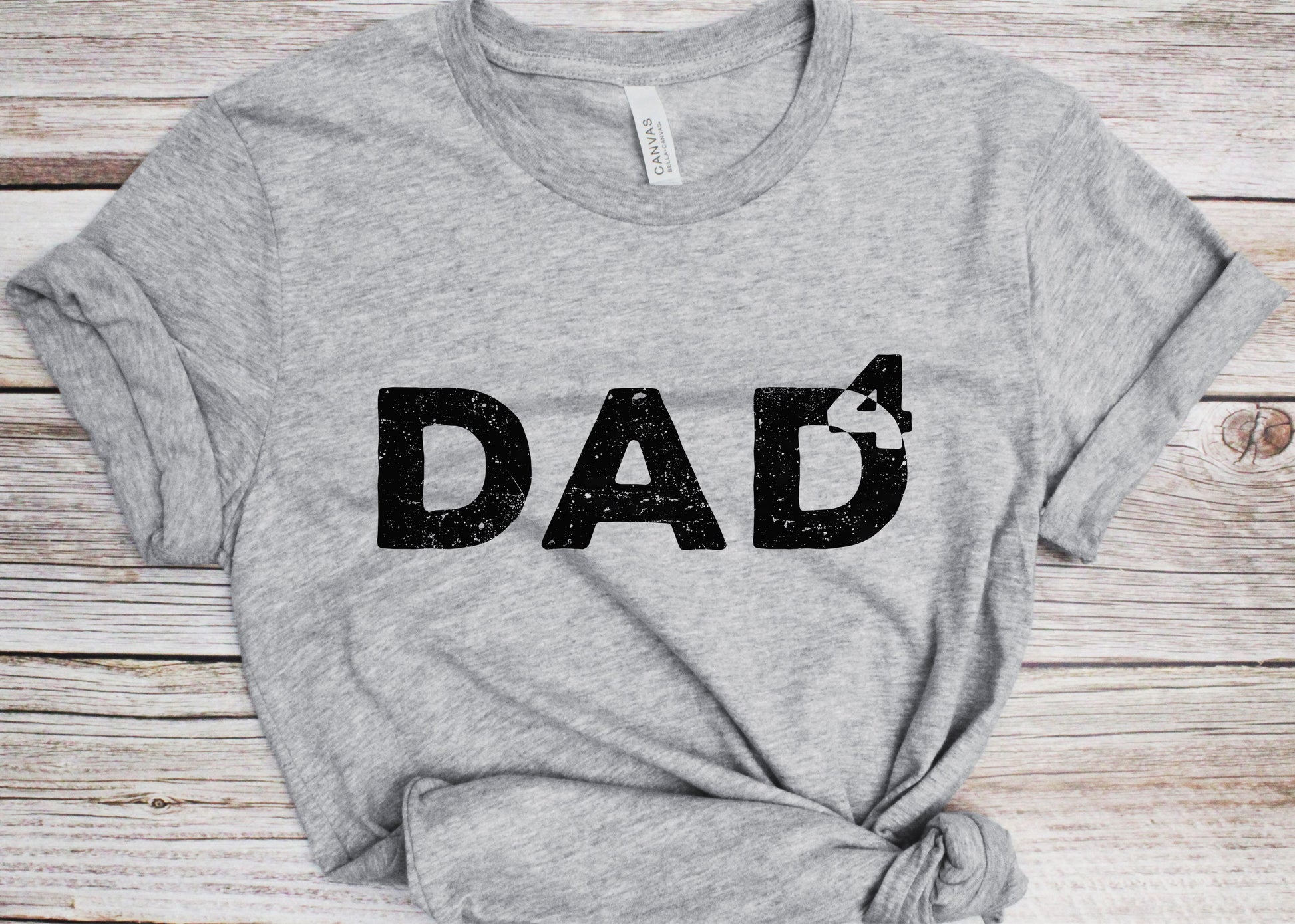 Dad To The Fourth Power T-Shirt - Funny Mens Best Quad Dad Shirt - Vintage Dad of Four TShirt for Father's Day Christmas BDay