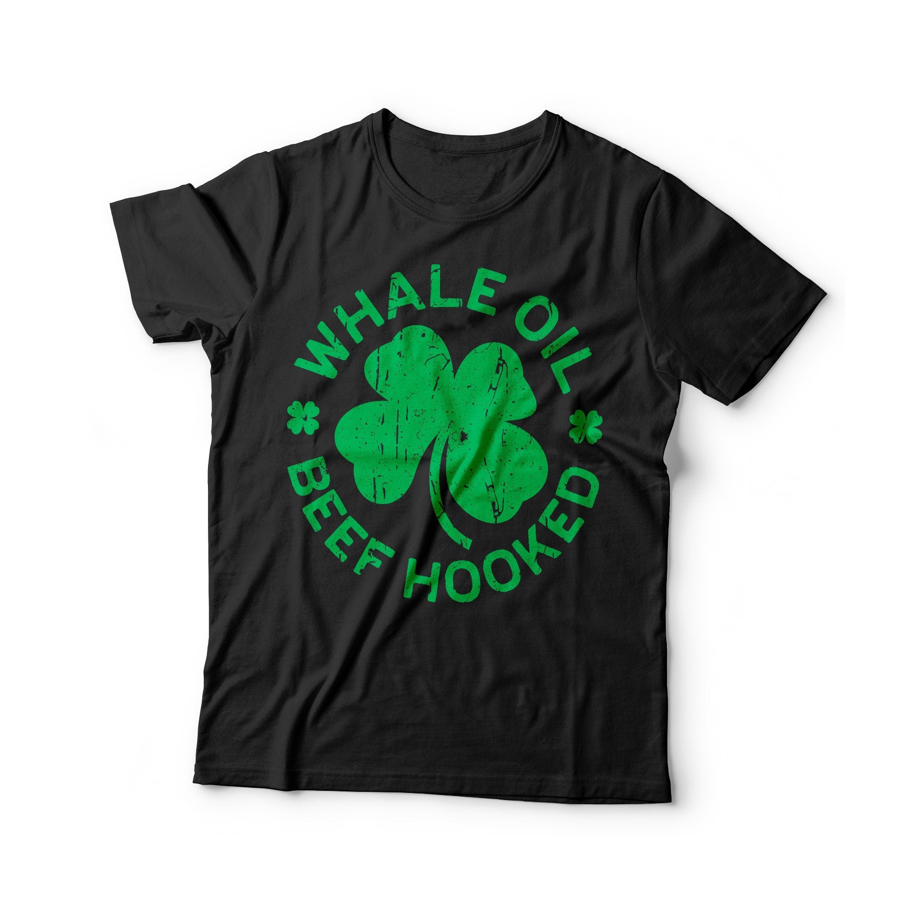 Whale Oil Beef Hooked T-Shirt - Unisex Funny Drinking Squad Shirt - Matching Vintage Shenanigator TShirt Gift for St Patrick's Day 2025