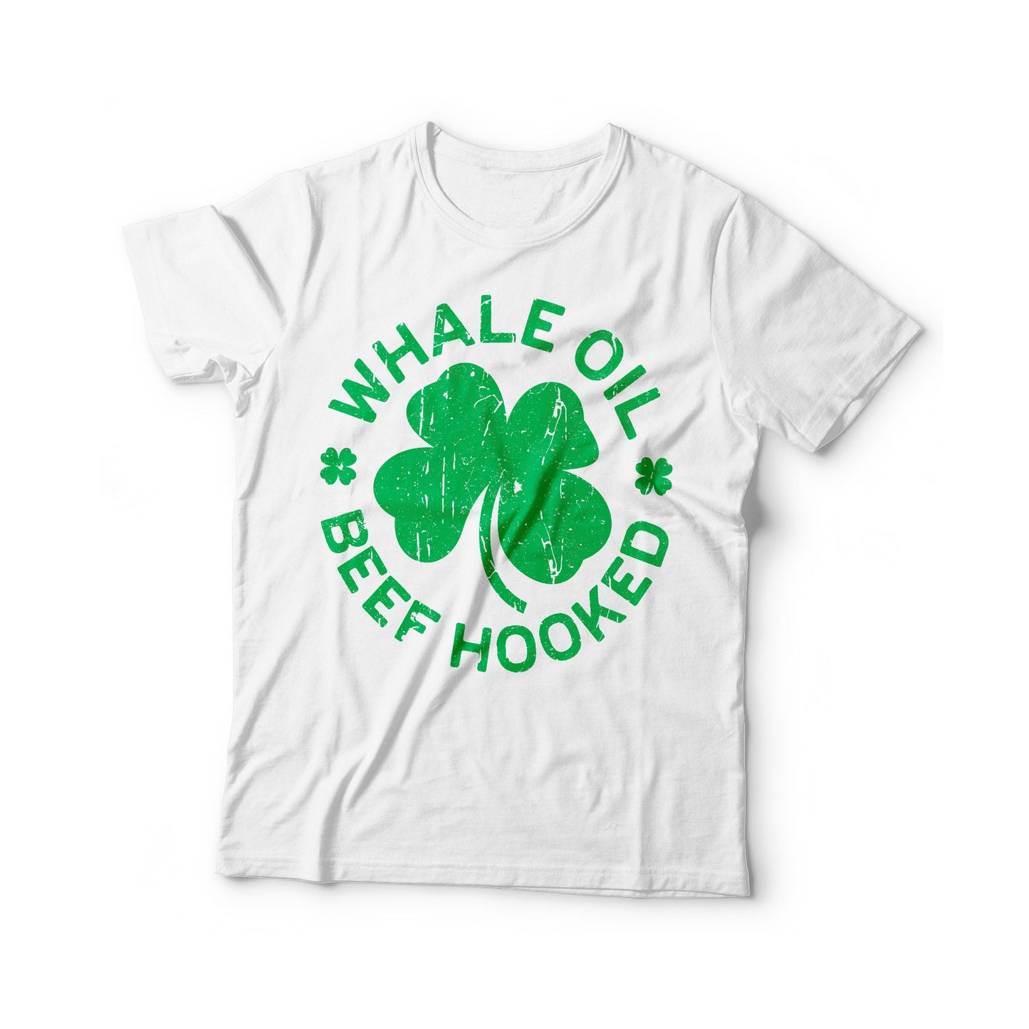 Whale Oil Beef Hooked T-Shirt - Unisex Funny Drinking Squad Shirt - Matching Vintage Shenanigator TShirt Gift for St Patrick's Day 2025