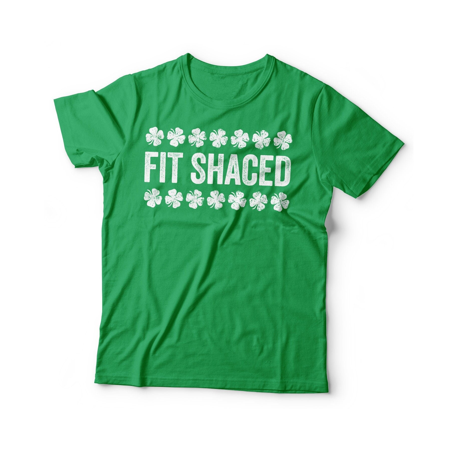 Fit Shaced T-Shirt - Unisex Funny Drinking Squad Shirt - Matching Vintage Shenanigator TShirt Gift for St Patrick's Day 2025