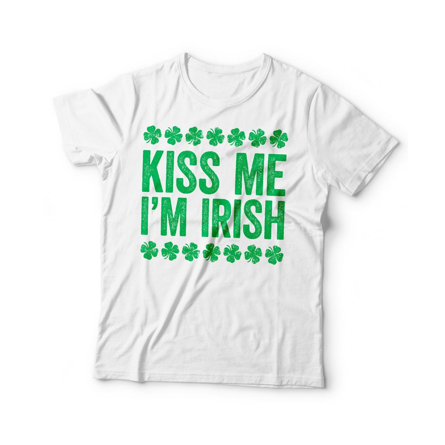 Kiss Me I'm Irish T-Shirt - Unisex Funny Drinking Squad Shirt - Matching Vintage Shenanigator TShirt Gift for St Patrick's Day 2025