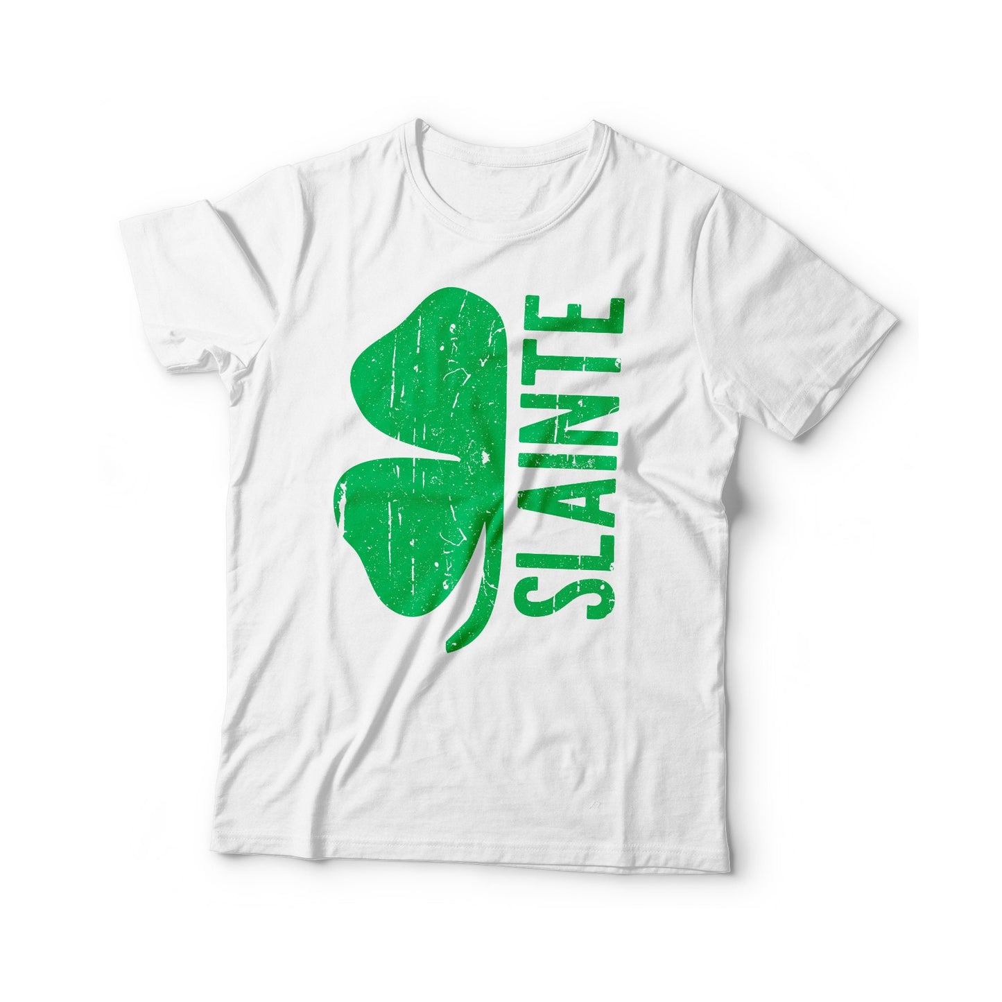 Slainte T-Shirt - Unisex Funny Lucky Shamrock Slainte Shirt - Matching Vintage Shenanigator TShirt Gift for St Patrick's Day 2025