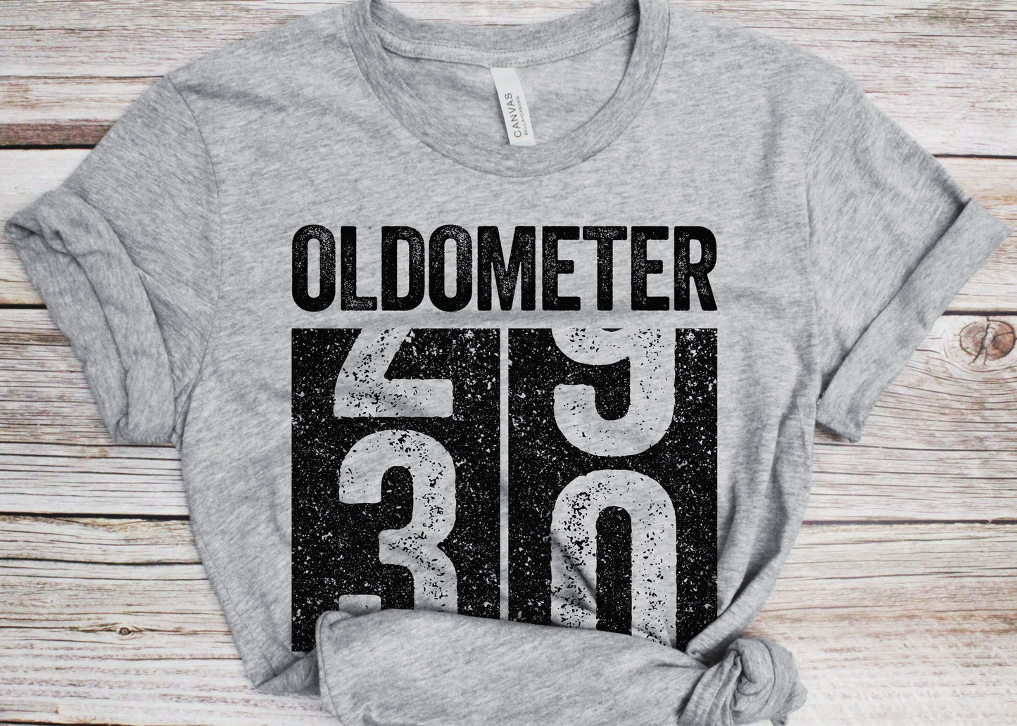 Oldometer 30 T-Shirt - Unisex Funny 30 AF Mens 30th Birthday Shirt - Born in 1995 Gift Vintage TShirt