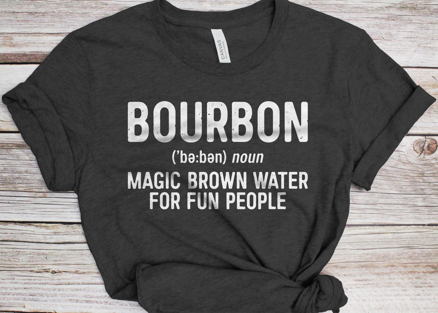 Bourbon Definition T-Shirt - Unisex Funny Mens Drinking Shirt - Vintage Bourbon Lover TShirt Gift for Father's Day Christmas Birthday