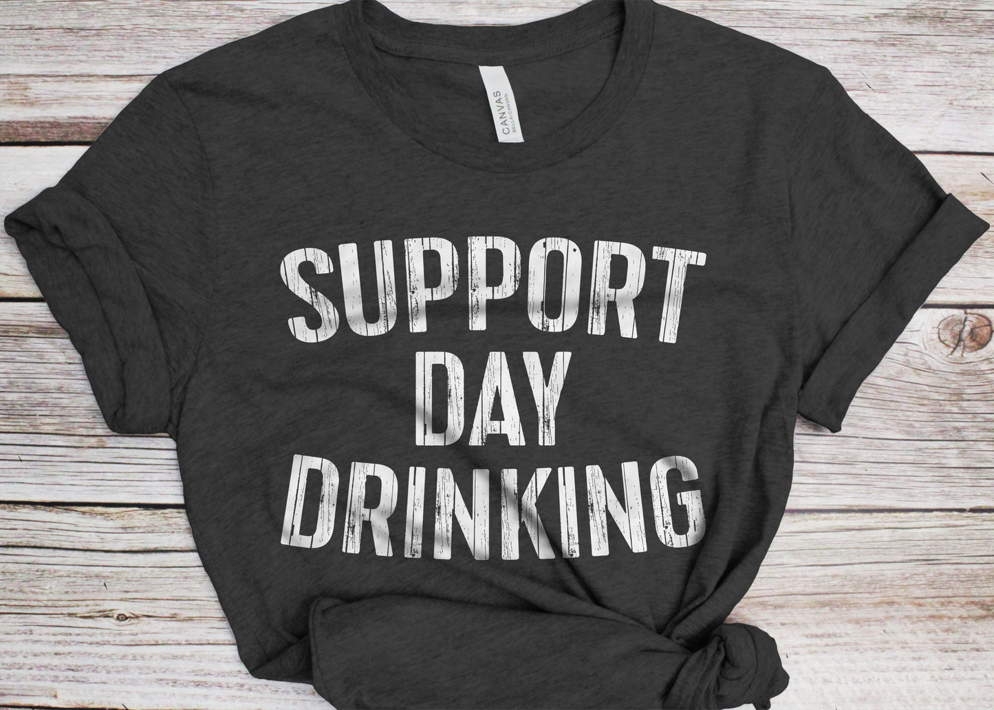 Support Day Drinking T-Shirt - Unisex Funny Mens Cruise Drinking Shirt - Beer Lover TShirt Gift for Father's Day Christmas Birthday