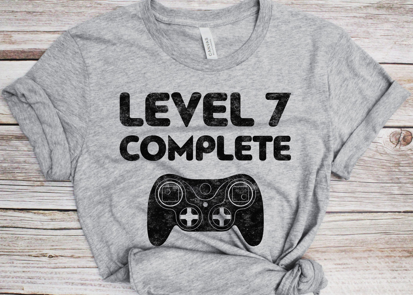 Level 7 Complete T-Shirt - Funny Mens 7th Wedding Anniversary Shirt - Vintage Married Since 2016 Gift TShirt for Father's Day Christmas