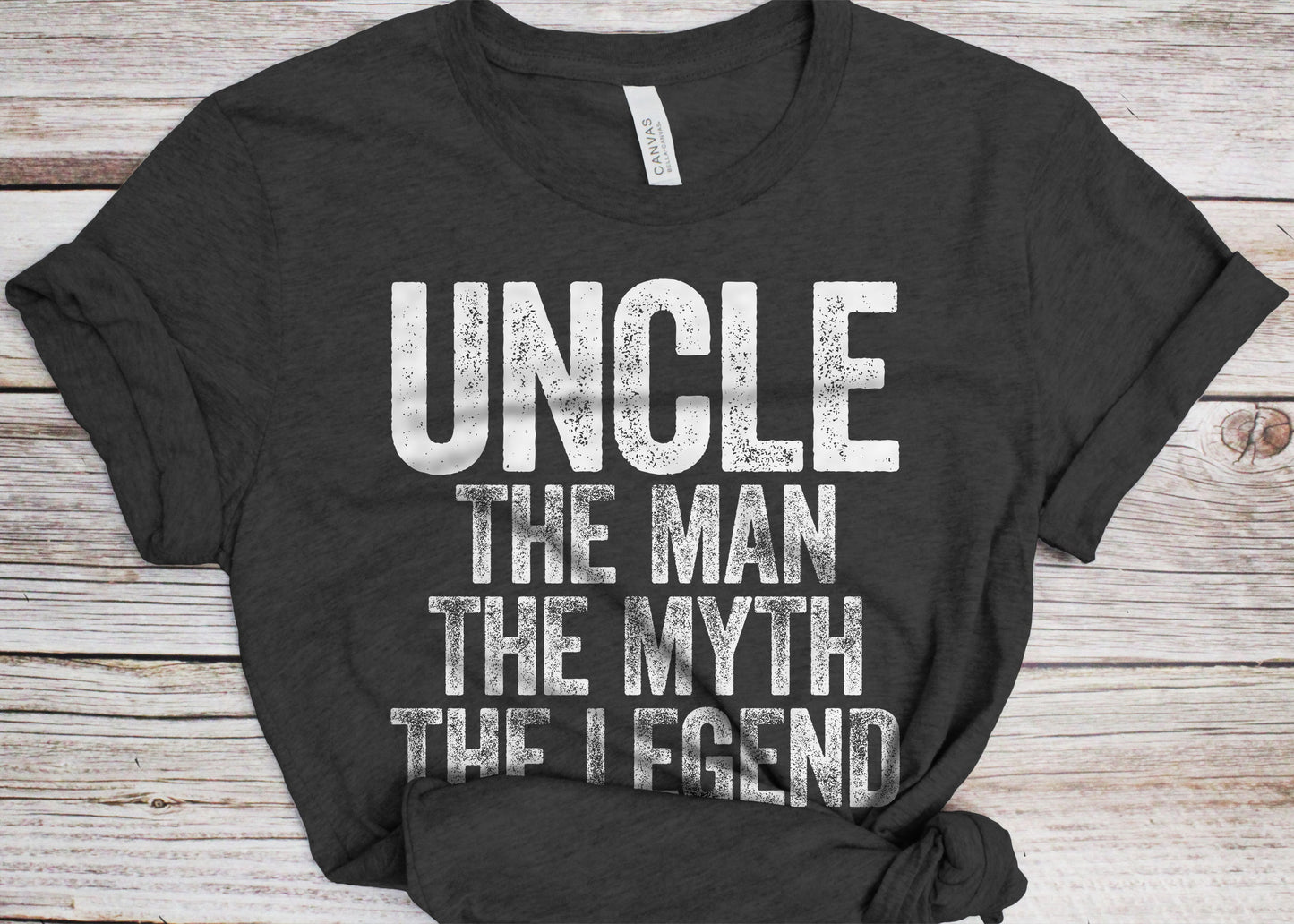 Uncle The Man The Myth The Legend T-Shirt - Funny Mens Papa Dad Shirt - Vintage Uncle TShirt for Father's Day Christmas