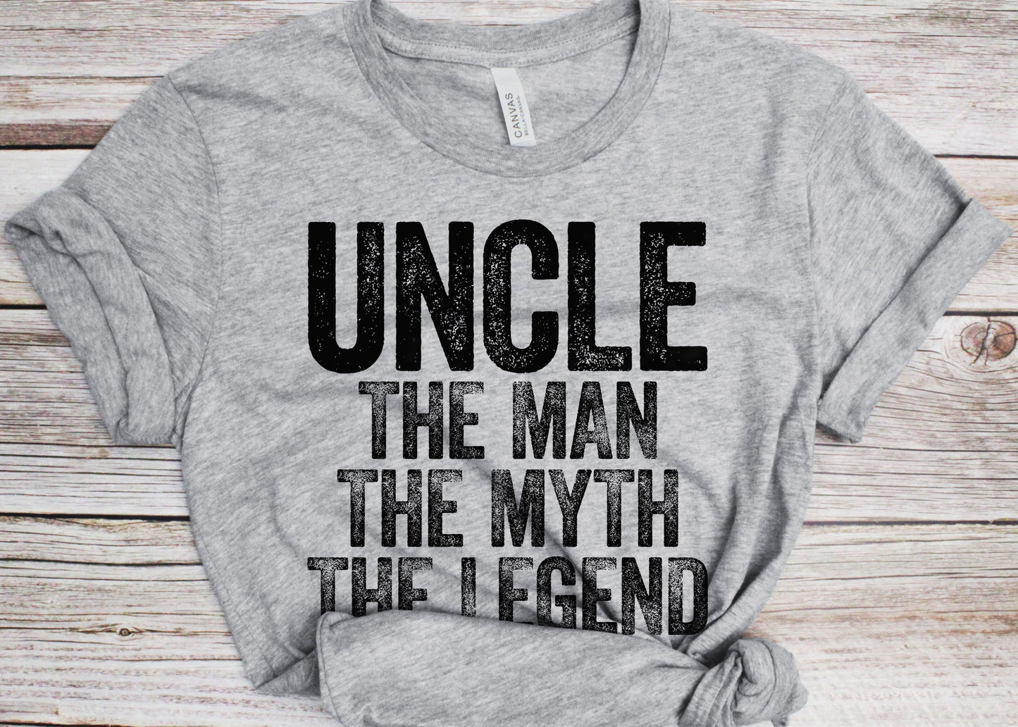 Uncle The Man The Myth The Legend T-Shirt - Funny Mens Papa Dad Shirt - Vintage Uncle TShirt for Father's Day Christmas