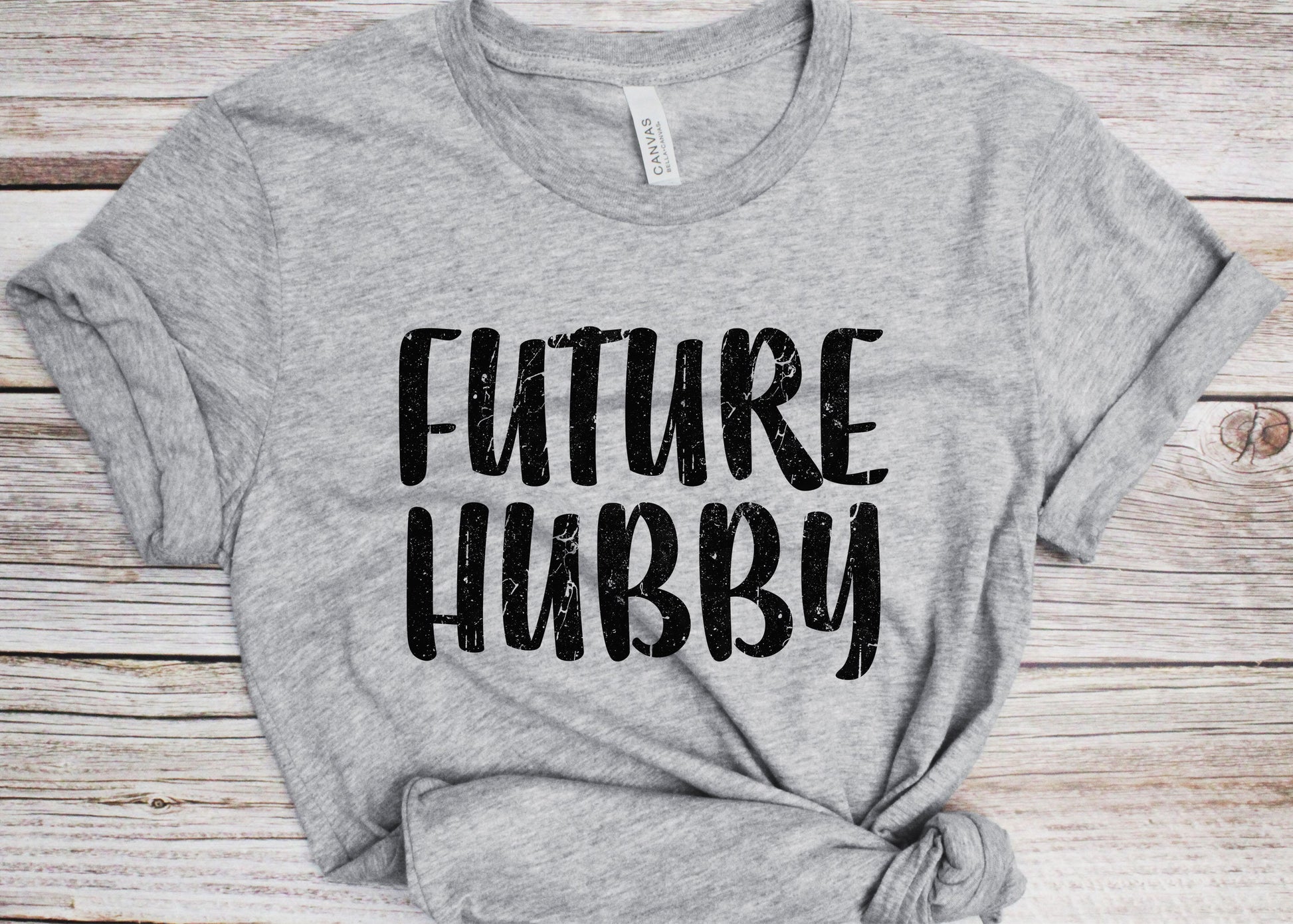 Future Hubby T-Shirt - Funny Mens Future Husband Engagement Shirt - Vintage Party Gift TShirt for Father's Day Christmas