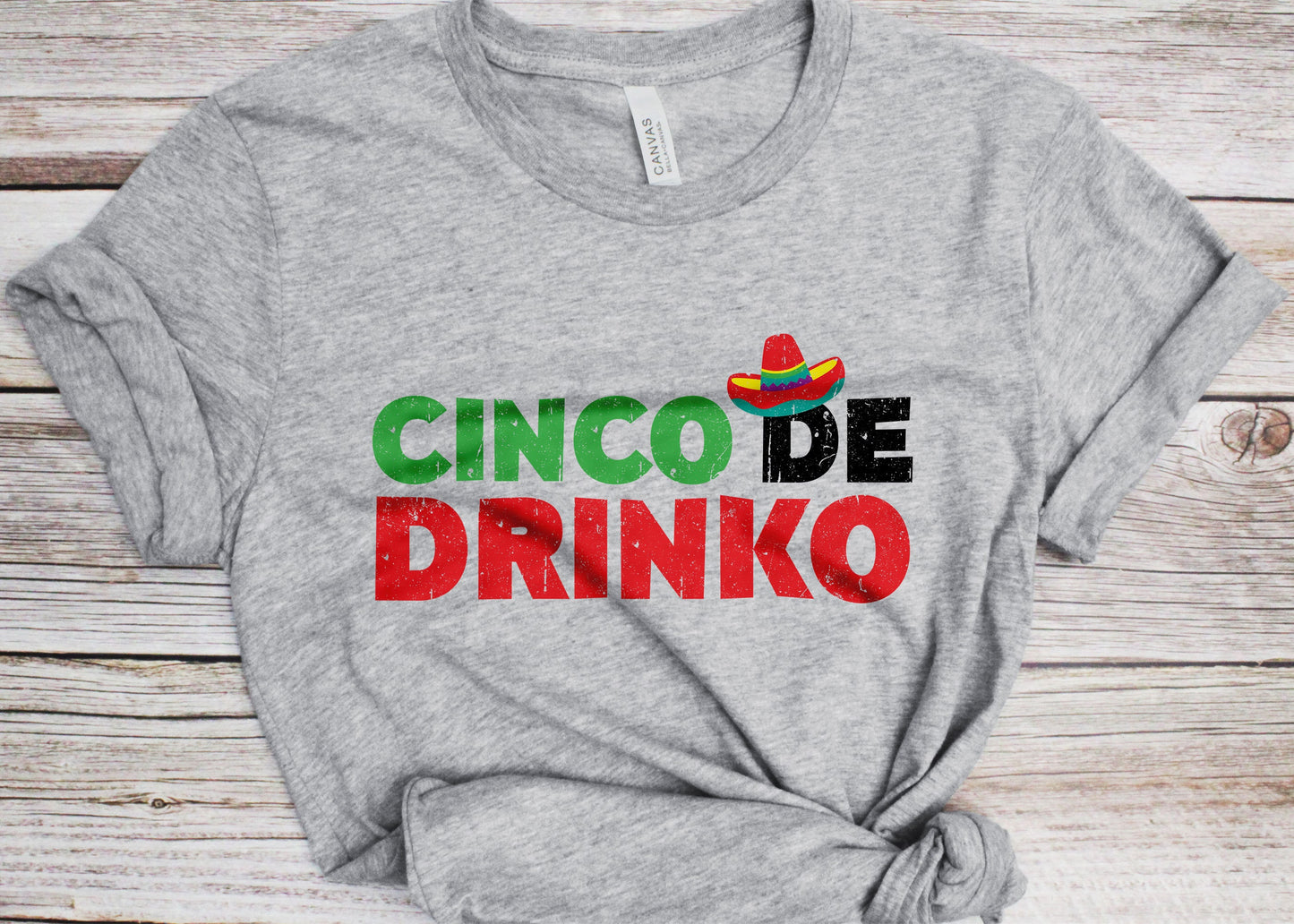 Cinco De Drinko T-Shirt - Unisex Mens Drinko De Mayo Tee Shirt - Cinco De Mayo TShirt Drinking Gift on Mexican Fiesta Party 2025