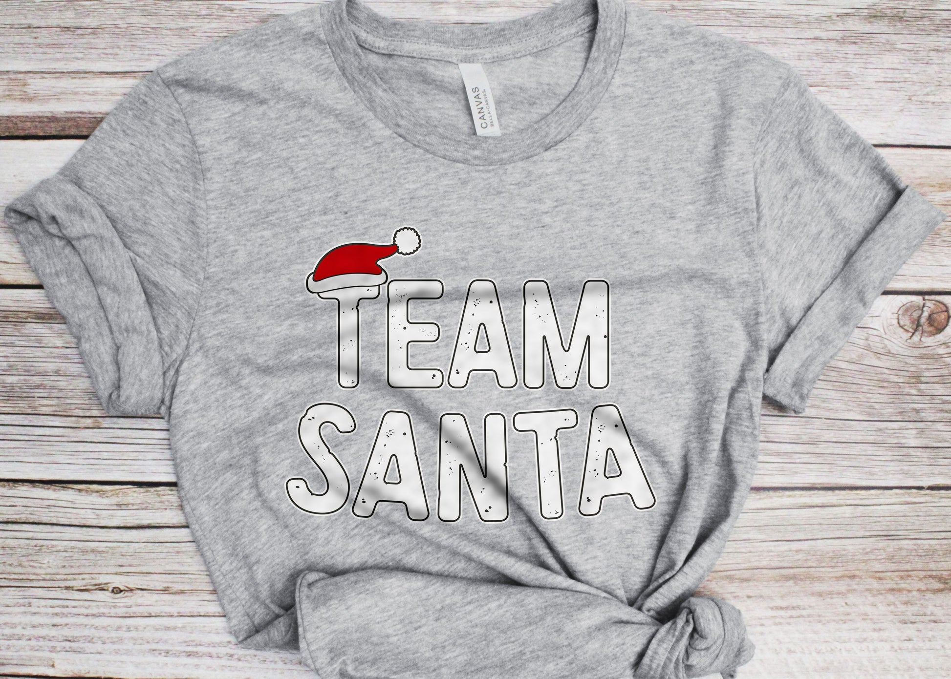 Team Santa T-Shirt - Unisex Funny Matching Merry Christmas Shirt - Santa Claus XMas Party Tee Holiday Gift for Christmas Day 2025