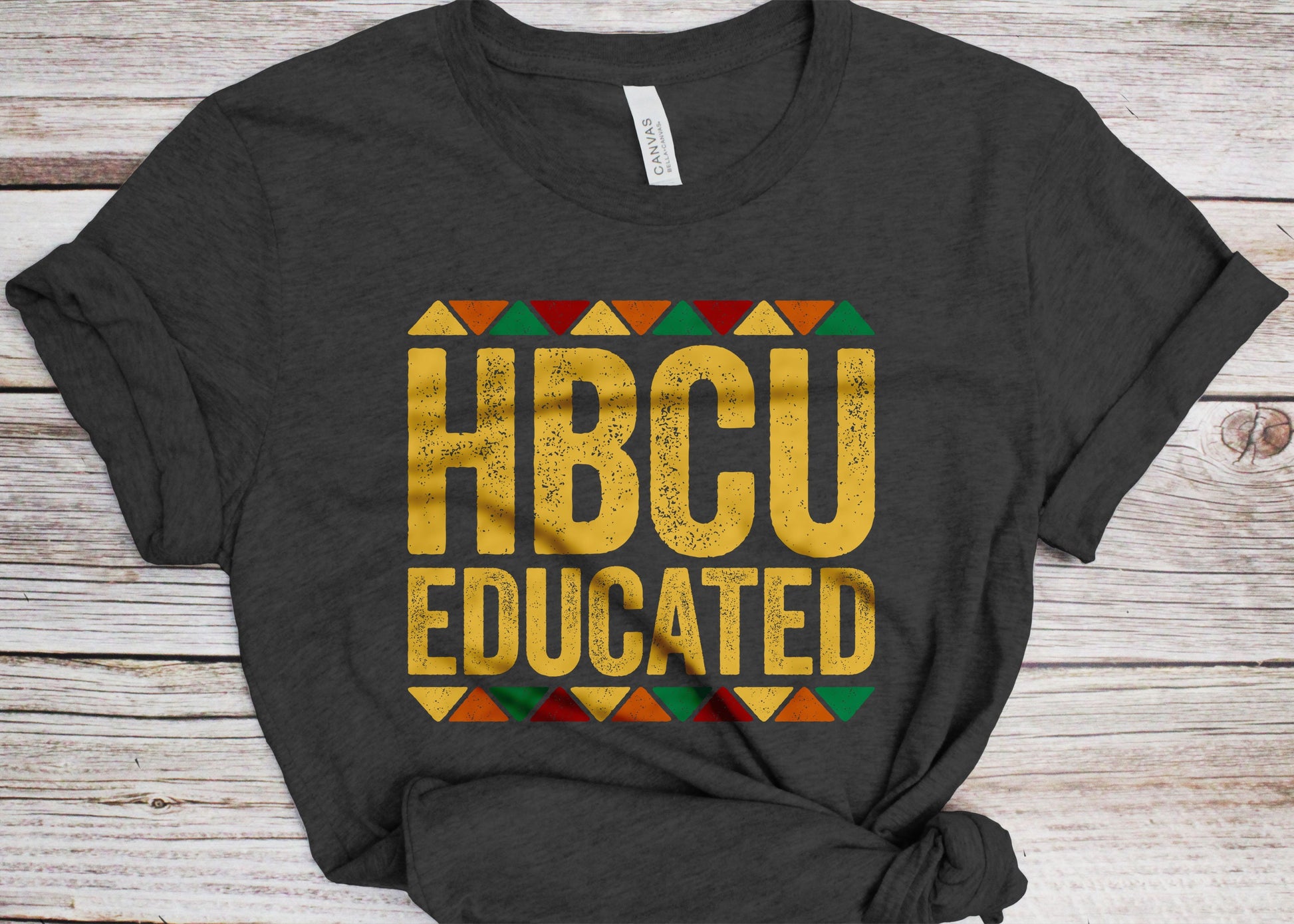 HBCU Educated T-Shirt - Unisex Funny Mens Black Culture Proud Shirt - Vintage HBCU Grad TShirt for Black History Month