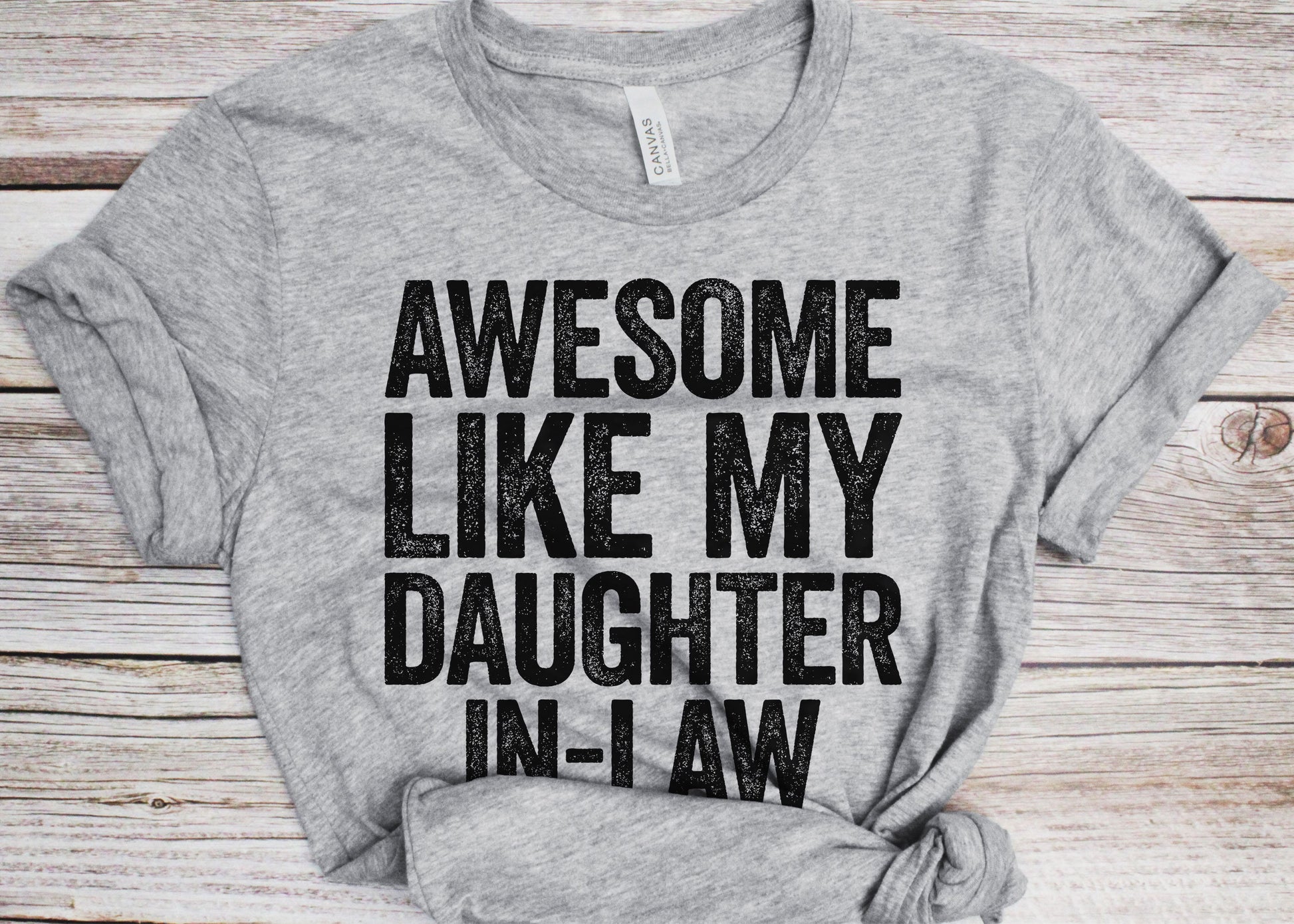 Awesome Like My Daughter-In-Law T-Shirt - Unisex Funny Mens Papa Daddy Shirt - Vintage Funny Father in Law TShirt for Father's Day