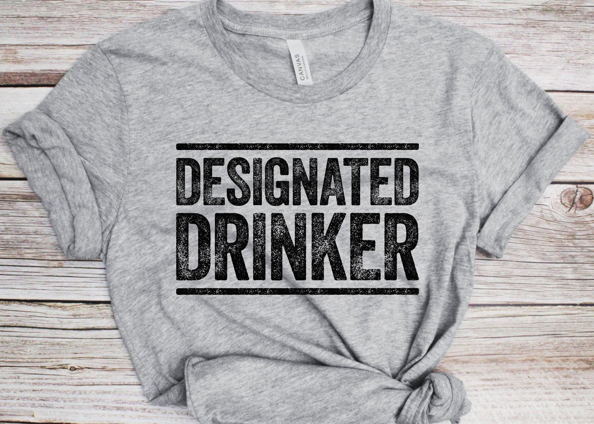 Designated Drinker T-Shirt - Unisex Funny Mens Drinking Shirt - Alcohol Beer Wine Lover TShirt Gag Gift Bar Party Christmas Birthday