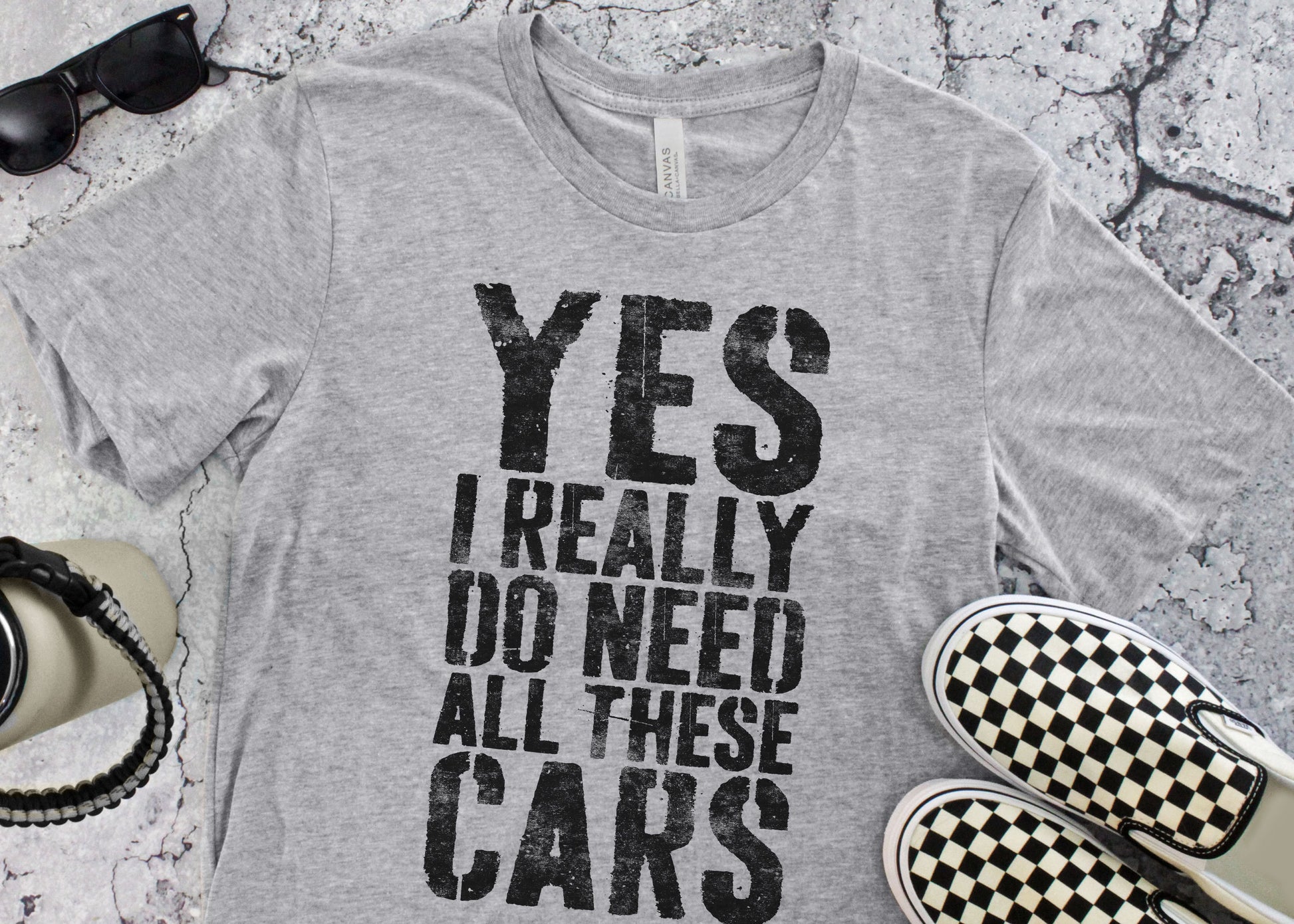 Yes I Really Do Need All These Cars T-Shirt - Funny Mens Engineer Mechanic Car Guy Shirt - Vintage Car Lover Gift TShirt for Birthday