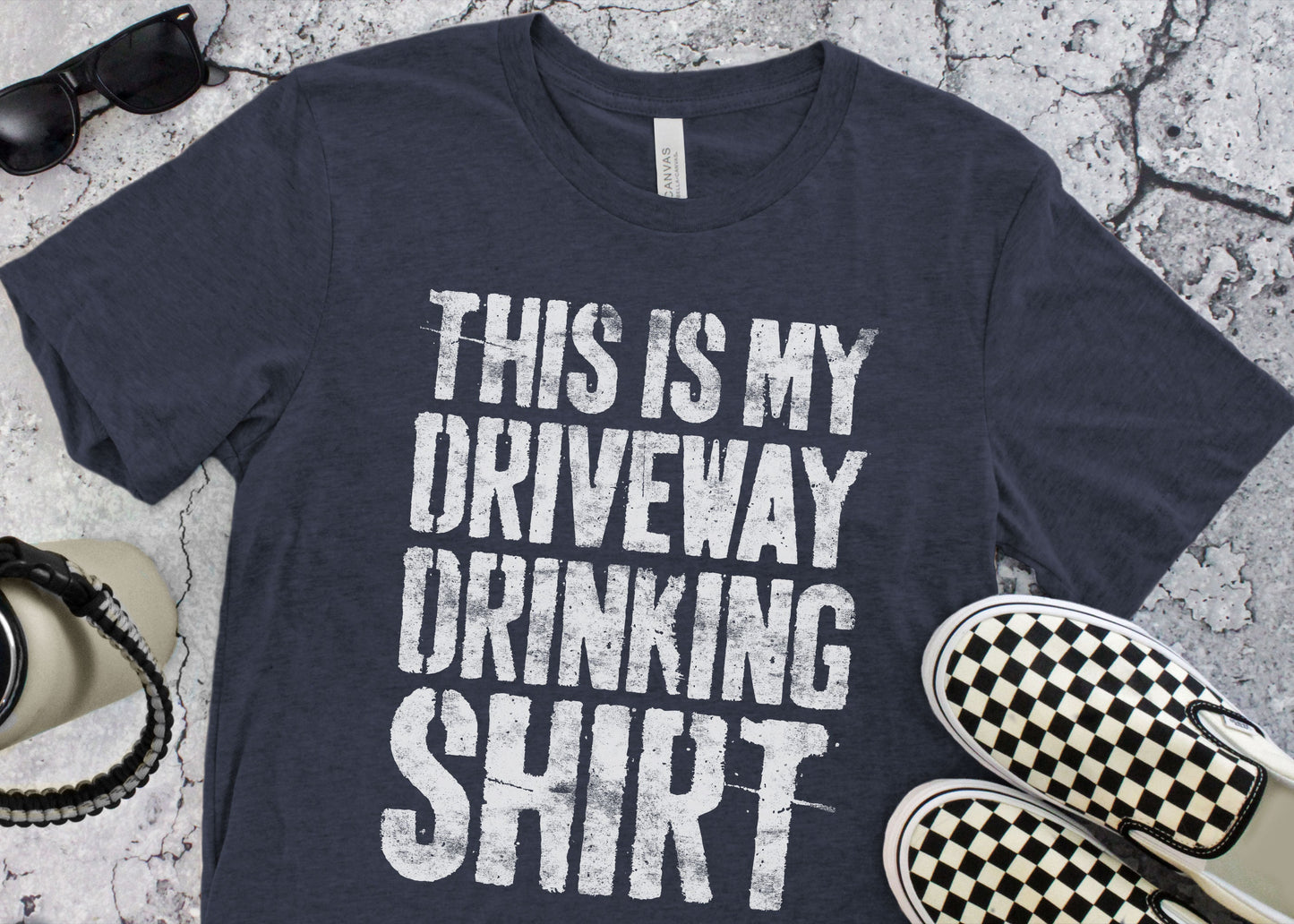 This Is My Driveway Drinking Shirt T-Shirt - Unisex Funny Mens Drinking Shirt - Alcohol Beer Wine Lover TShirt Gift Bar Party Christmas